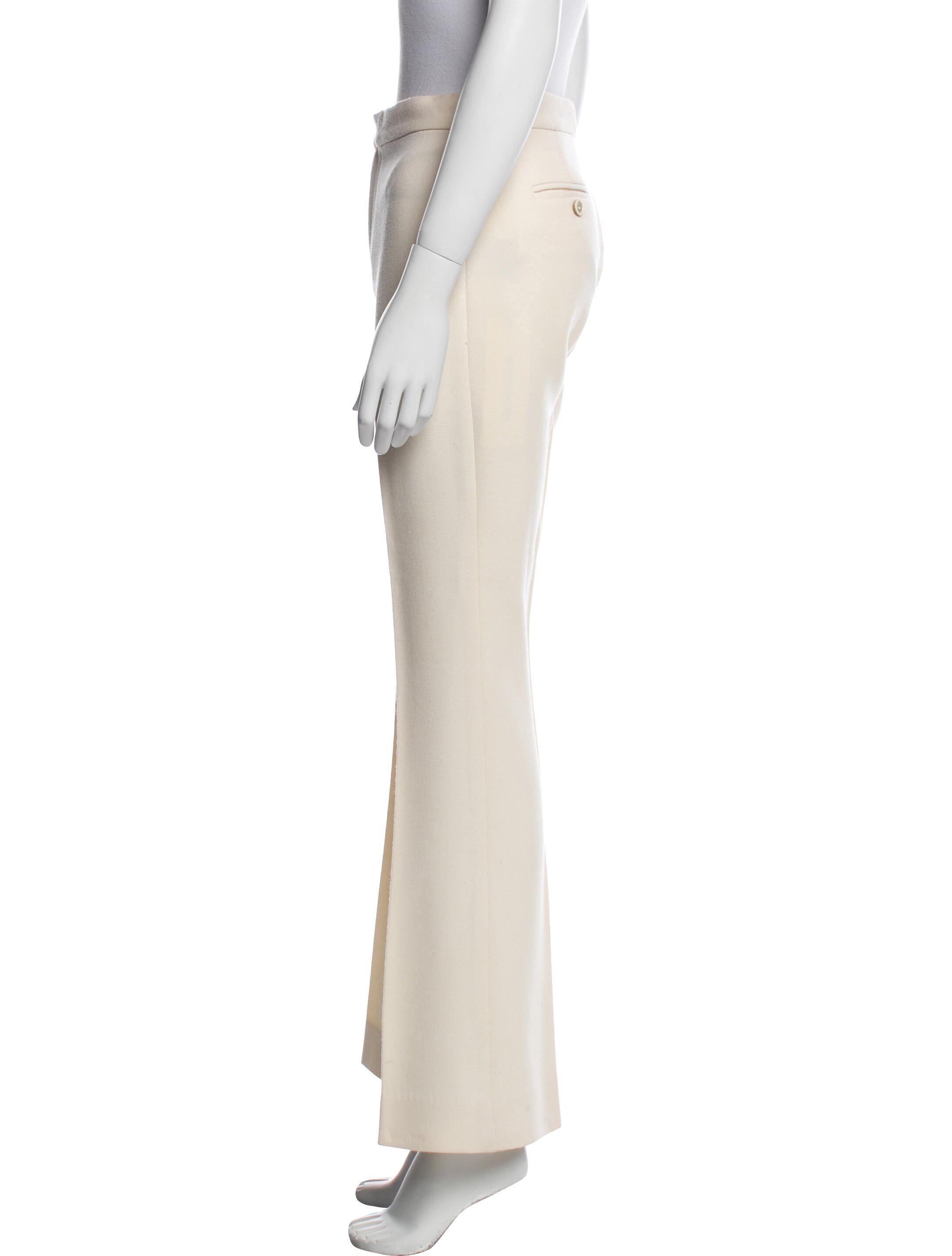 Ralph Lauren Purple Label Wool Wide Leg Pants