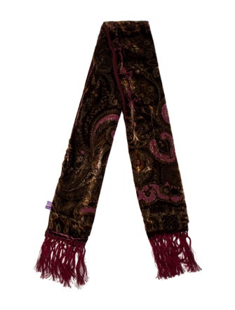 Ralph Lauren Purple Label Silk Printed Scarf