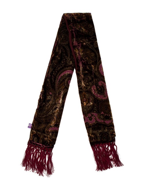 Ralph Lauren Purple Label Silk Printed Scarf