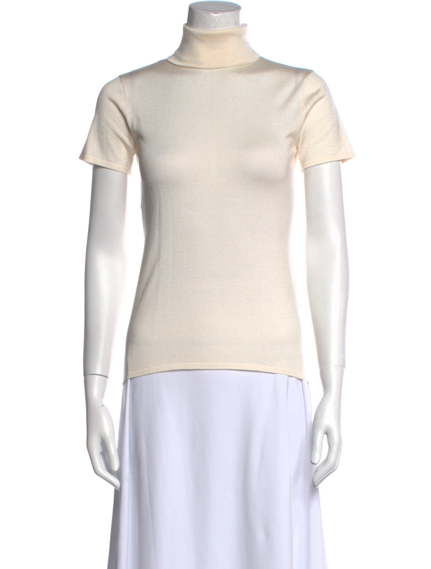 Ralph Lauren Purple Label Silk Turtleneck Top