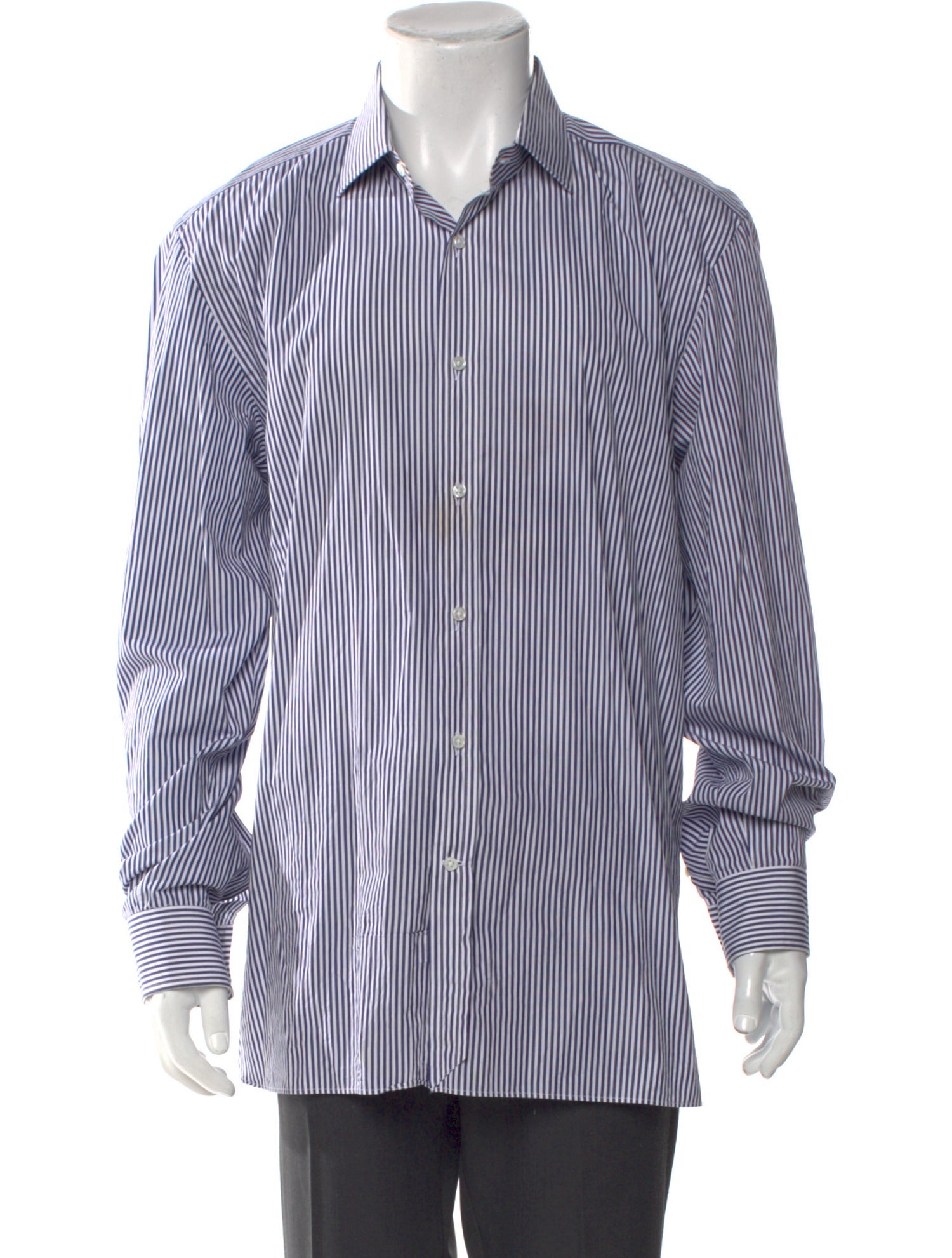 Ralph Lauren Purple Label Striped Long Sleeve Shirt