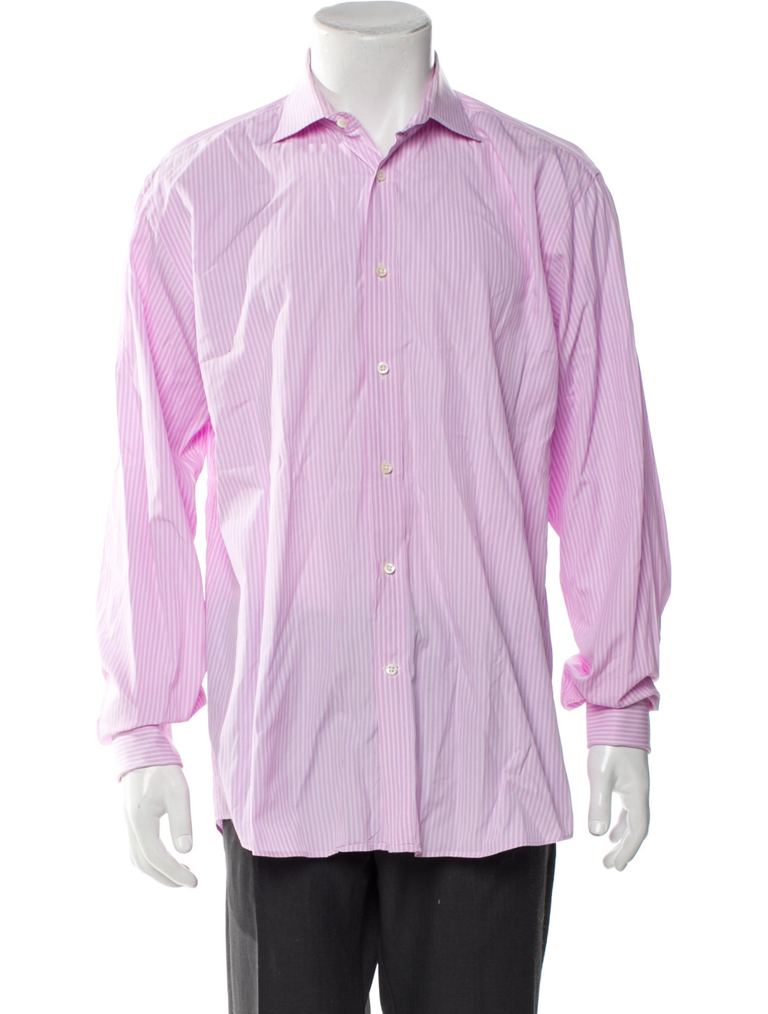 Ralph Lauren Purple Label Striped Long Sleeve Shirt