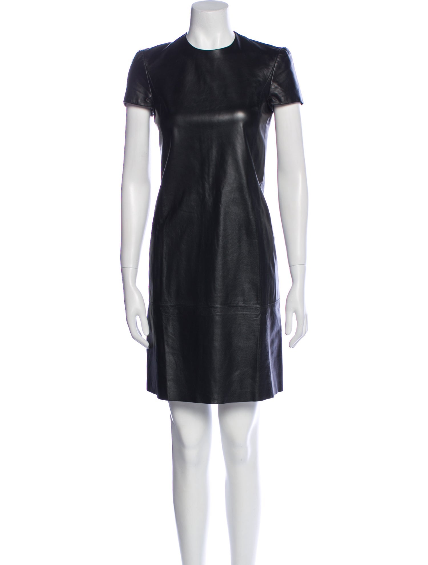 Ralph Lauren Purple Label Lamb Leather Mini Dress