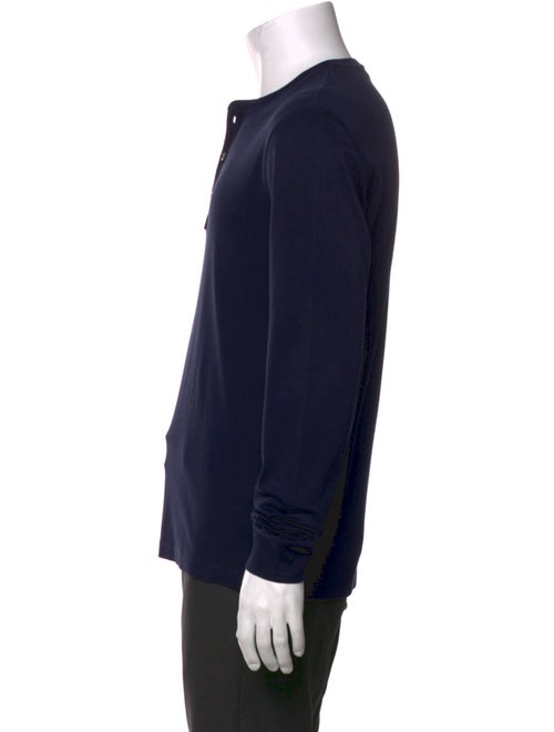 Ralph Lauren Purple Label Crew Neck Long Sleeve Henley