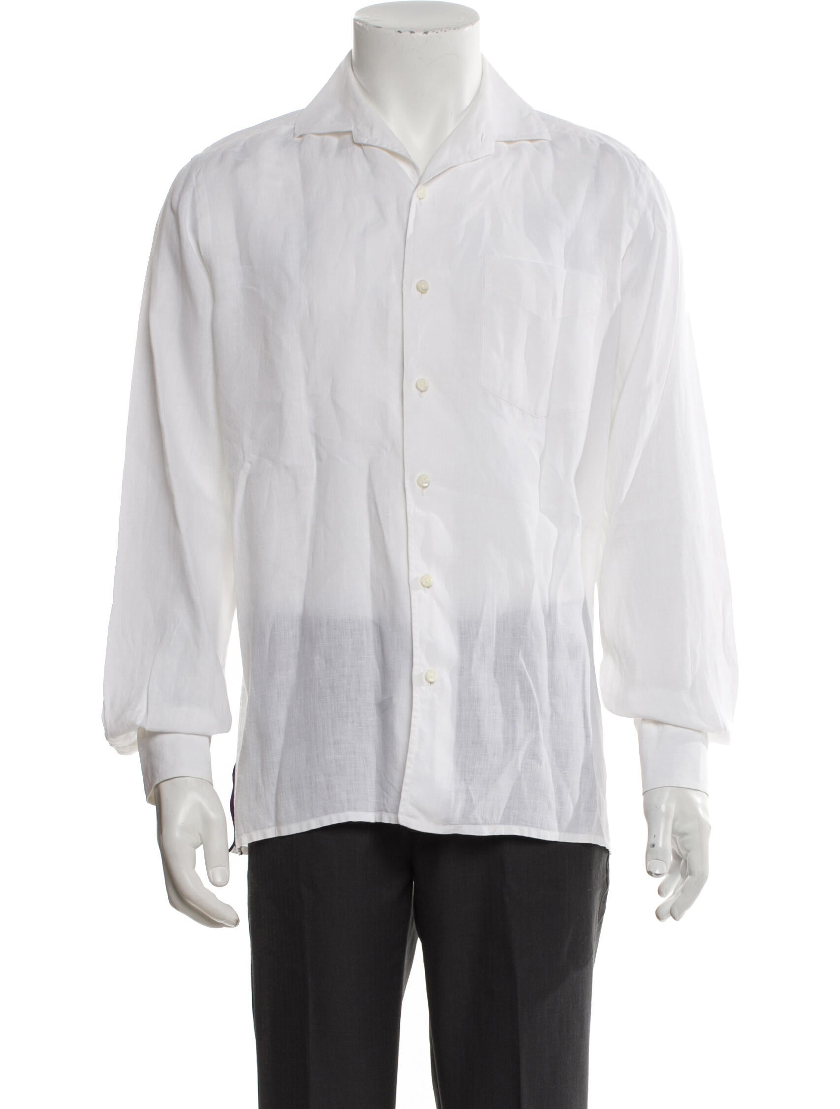 Ralph Lauren Purple Label Linen Long Sleeve Shirt