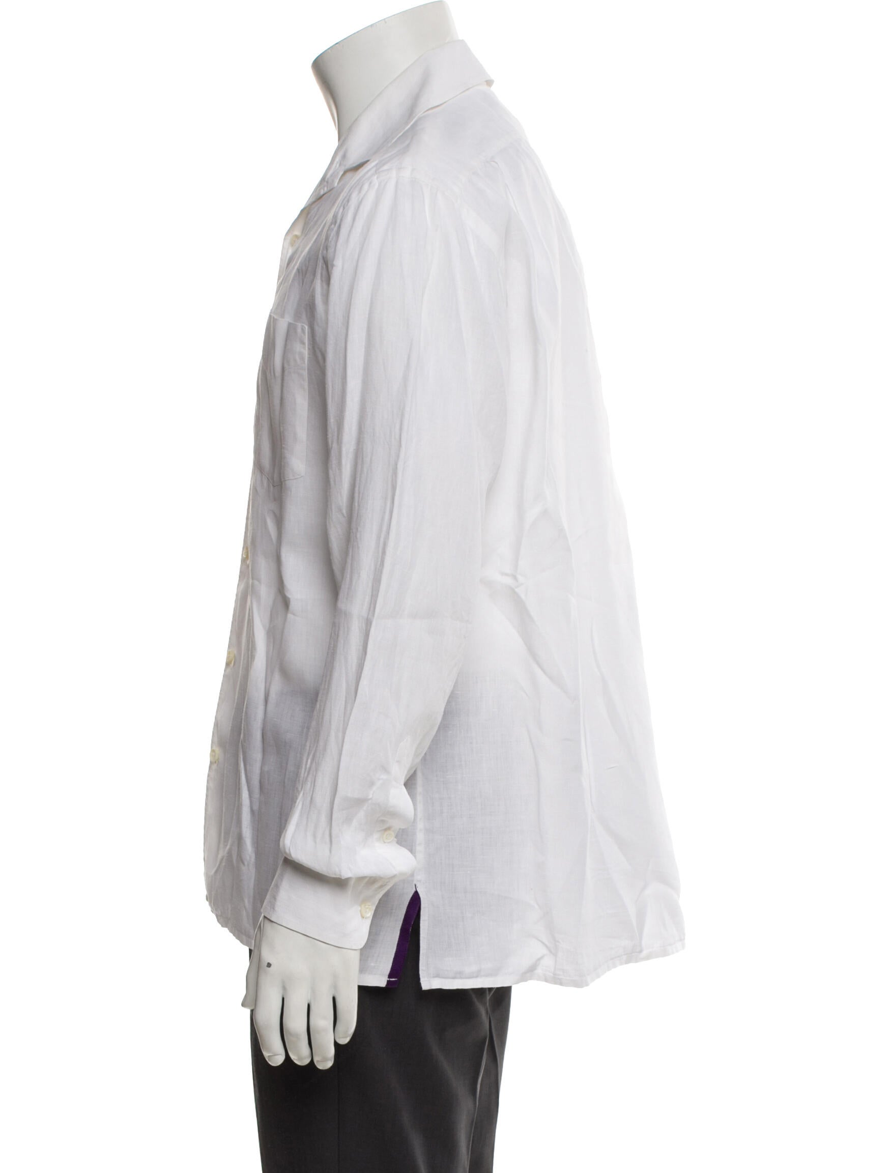 Ralph Lauren Purple Label Linen Long Sleeve Shirt