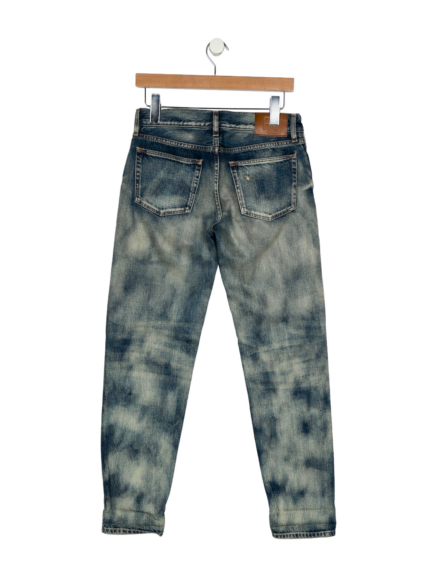 Ralph Lauren Purple Label Low-Rise Straight Leg Jeans