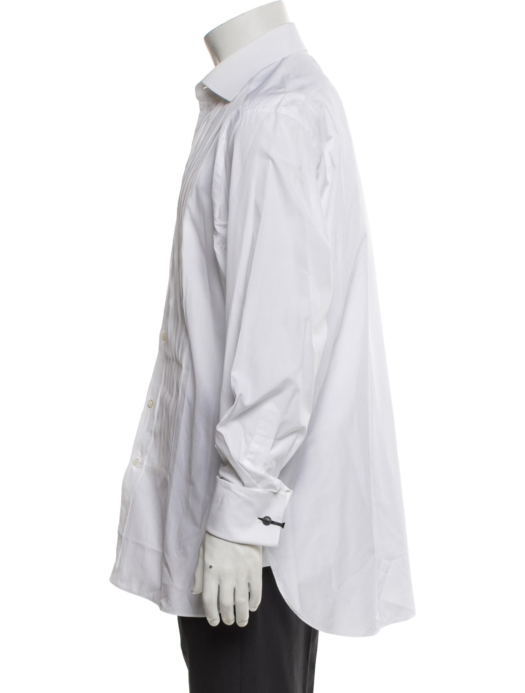 Ralph Lauren Purple Label Long Sleeve Tuxedo Shirt