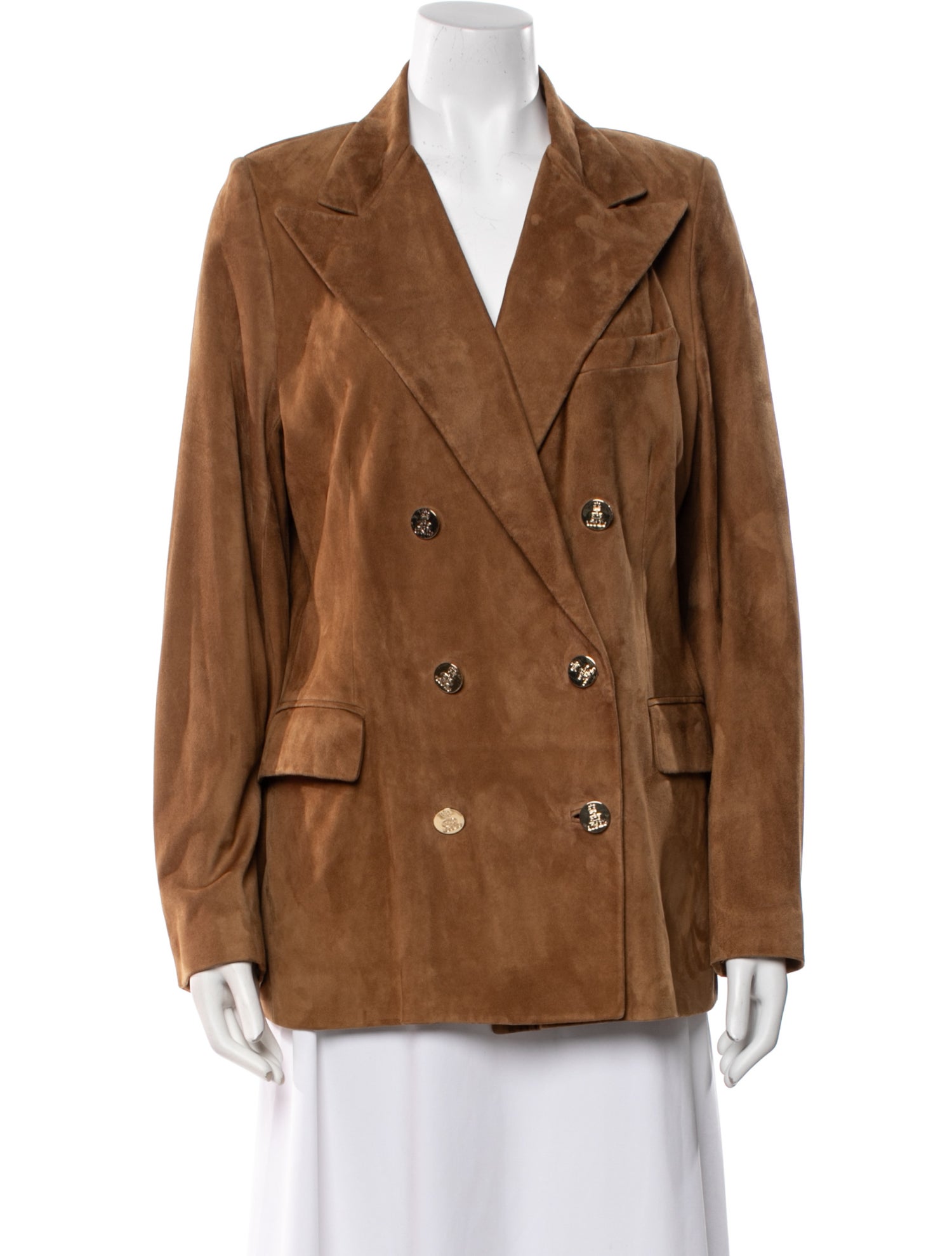 Ralph Lauren Purple Label Lamb Leather Blazer