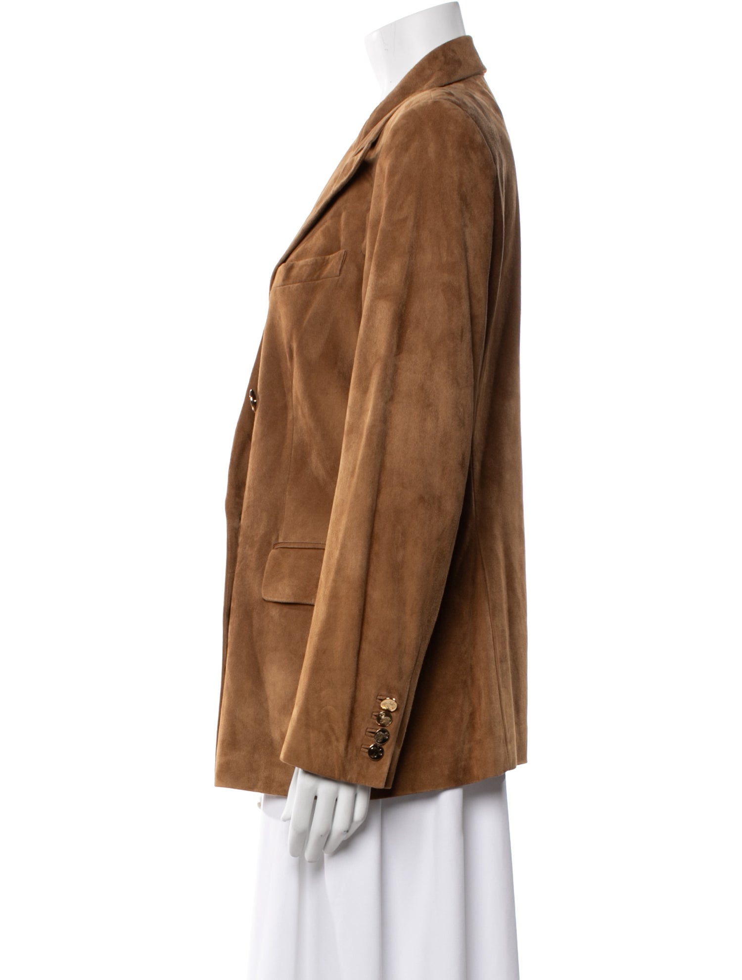 Ralph Lauren Purple Label Lamb Leather Blazer