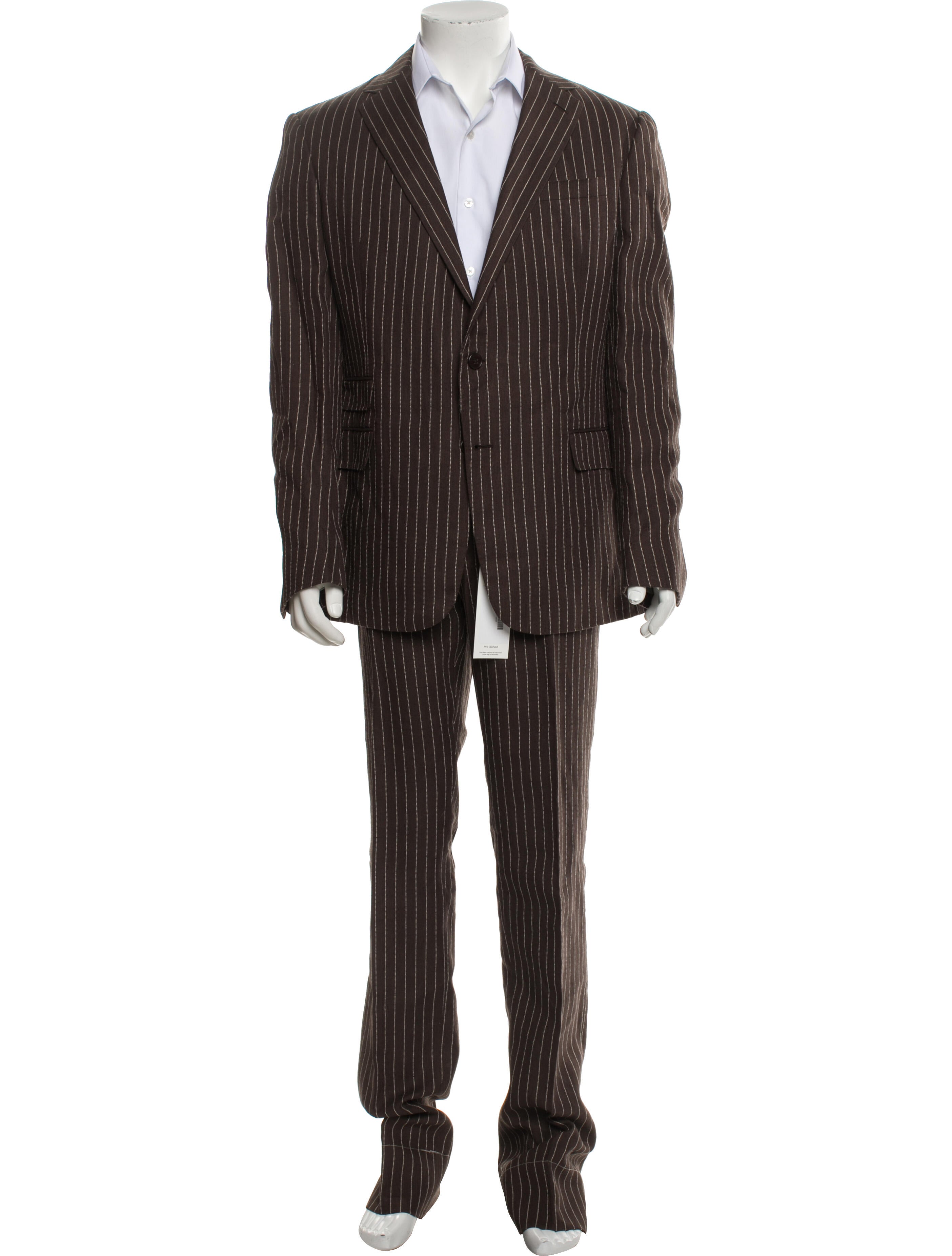 Ralph Lauren Purple Label Striped Two-Piece Suit w/ Tags