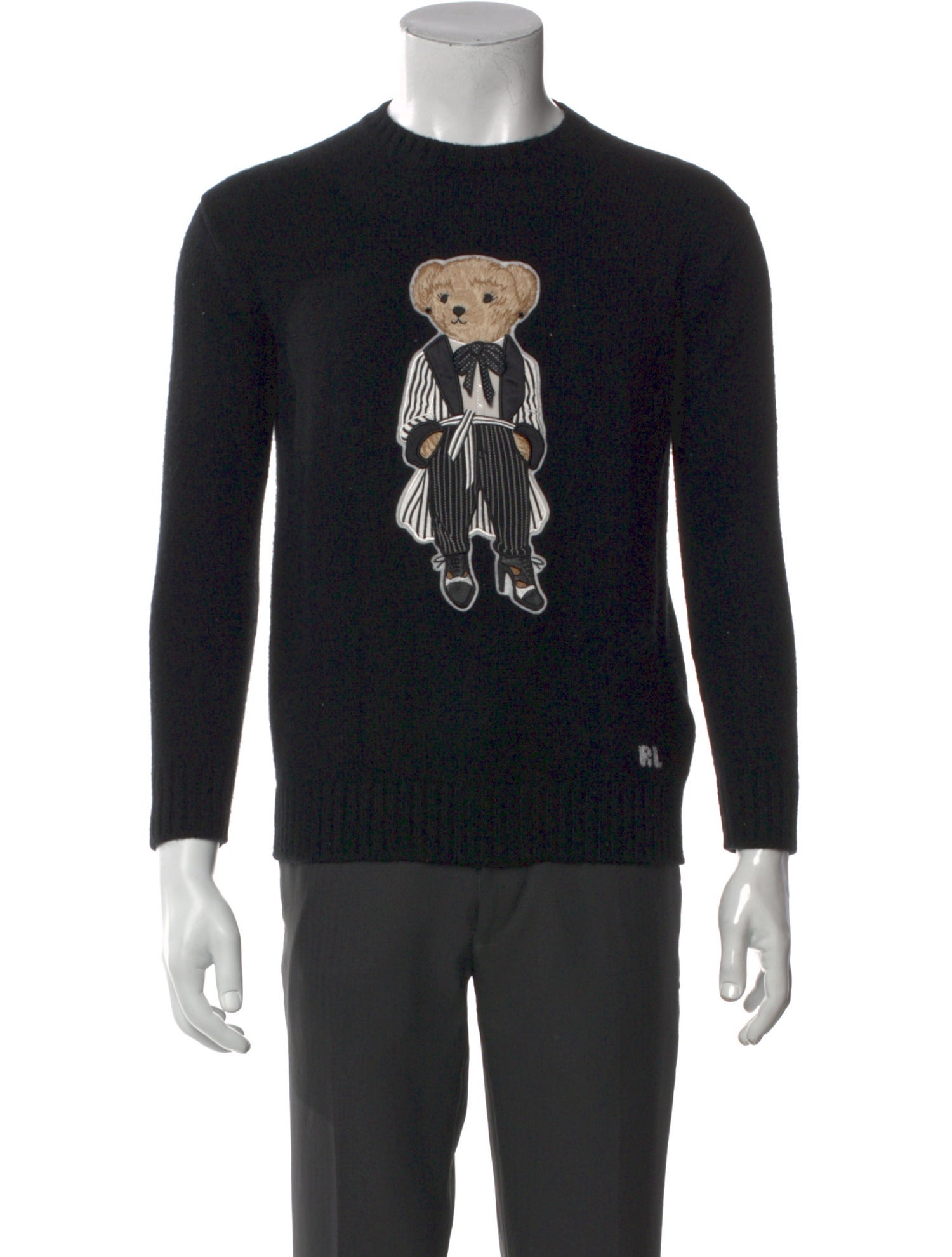 Ralph Lauren Purple Label Cashmere Graphic Print Pullover