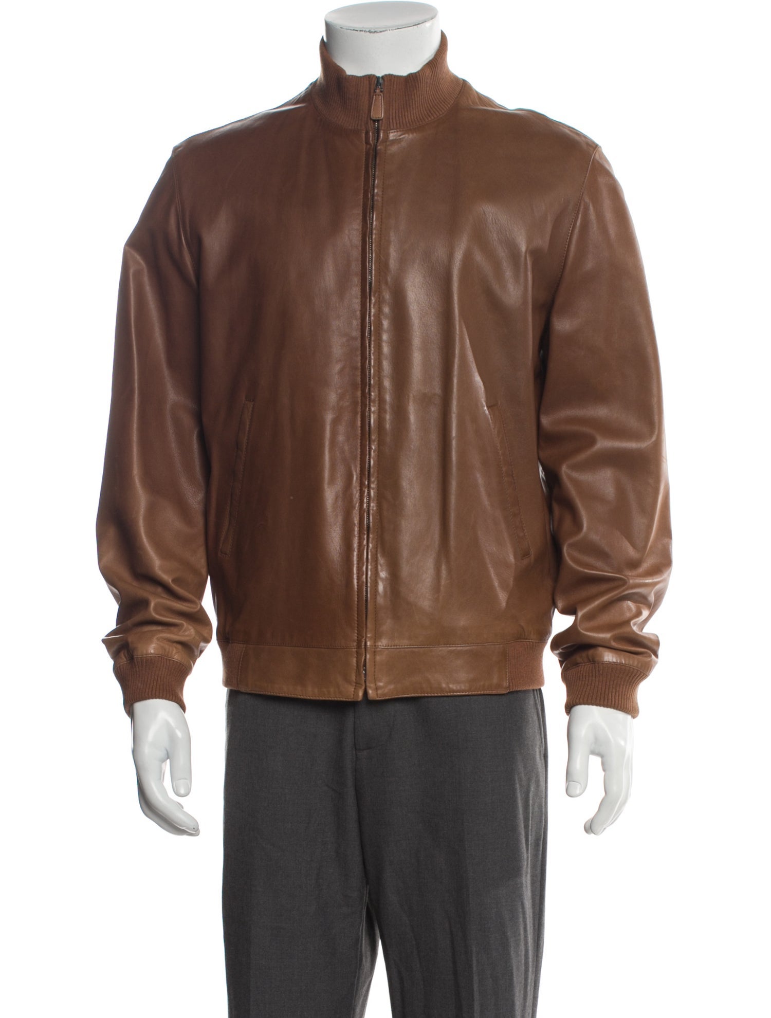 Ralph Lauren Purple Label Lambskin Moto Jacket