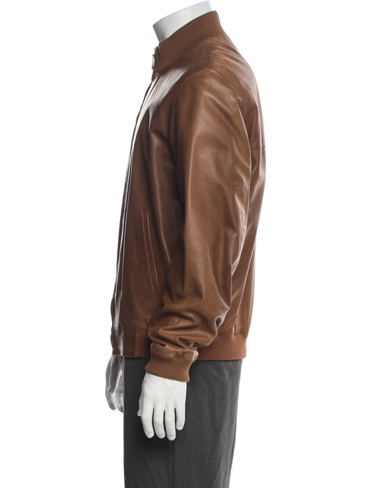 Ralph Lauren Purple Label Lambskin Moto Jacket