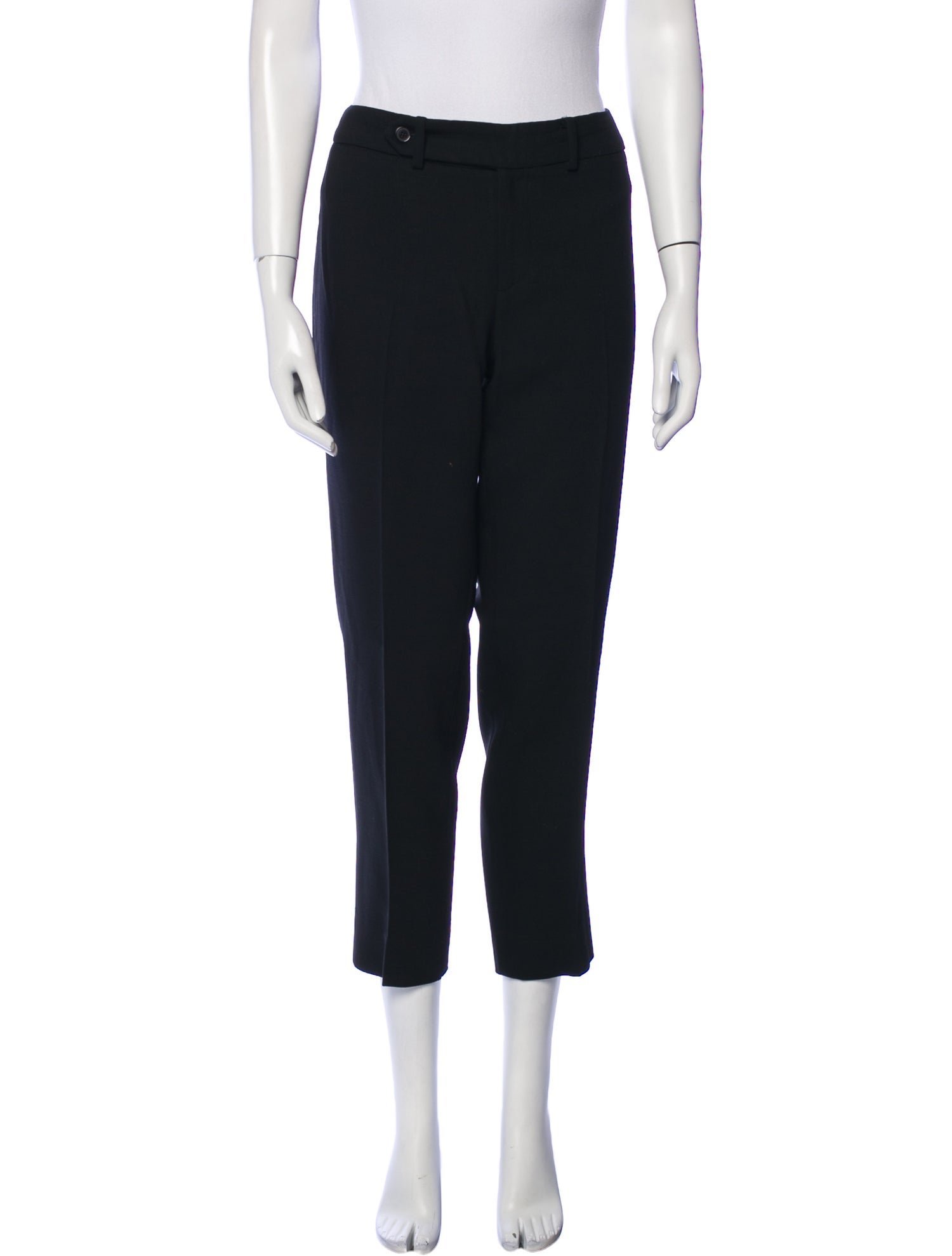 Ralph Lauren Purple Label Wool Straight Leg Pants