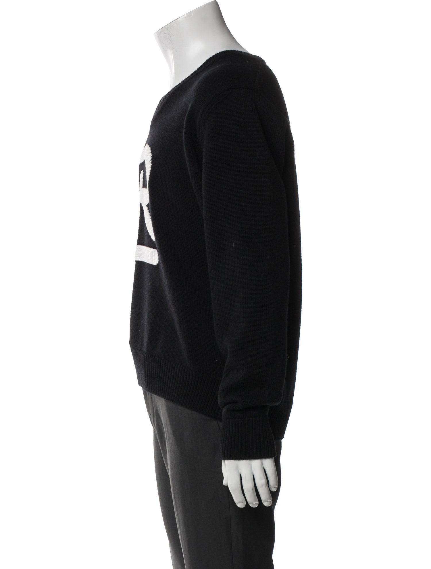 Ralph Lauren Purple Label Wool Graphic Print Pullover