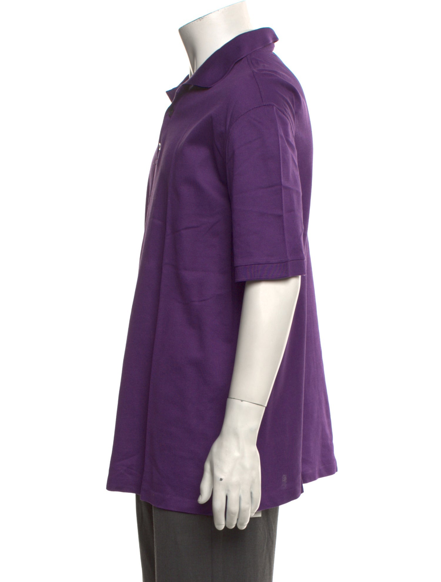 Ralph Lauren Purple Label Collar Short Sleeve Polo Shirt