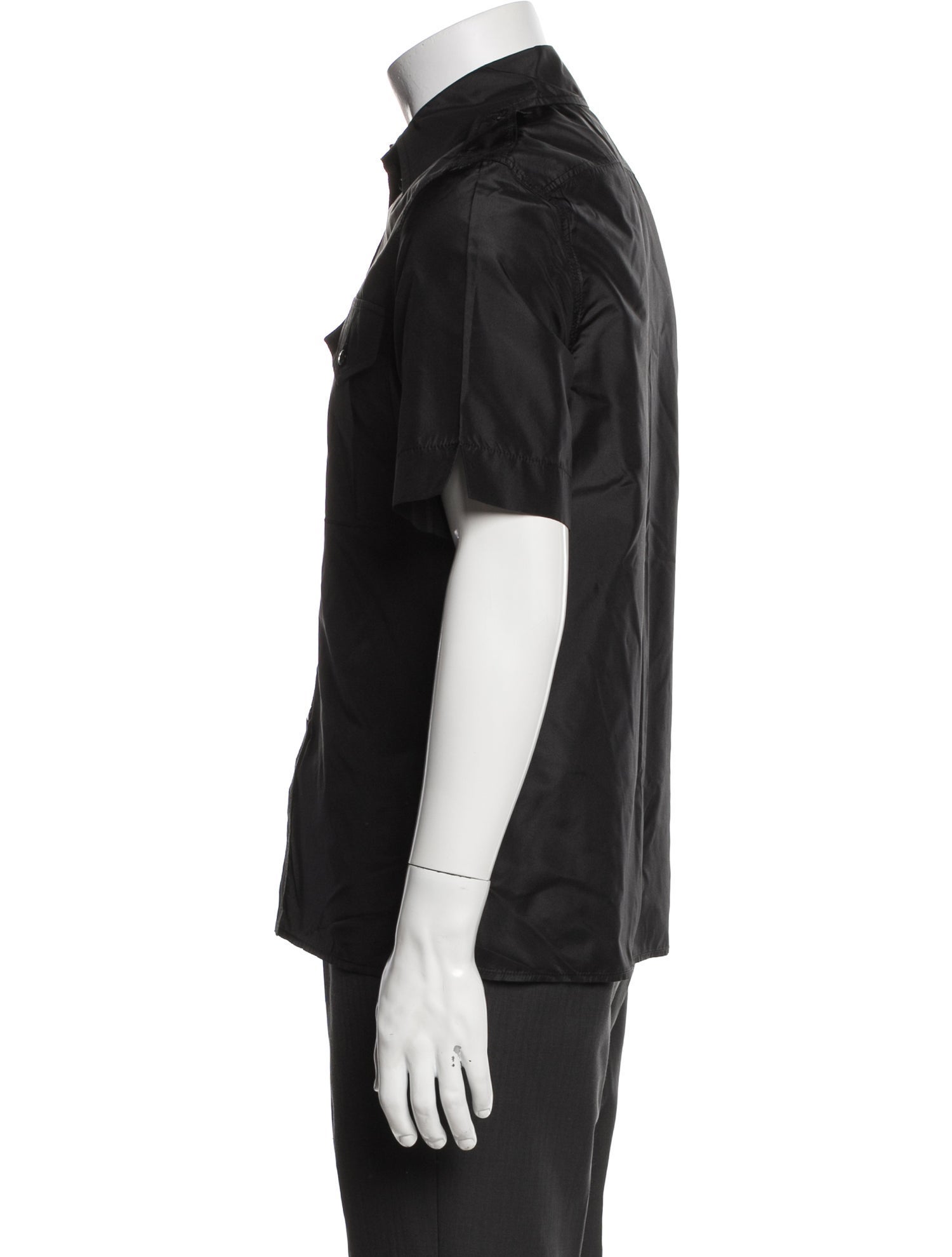 Ralph Lauren Purple Label Silk Short Sleeve Shirt