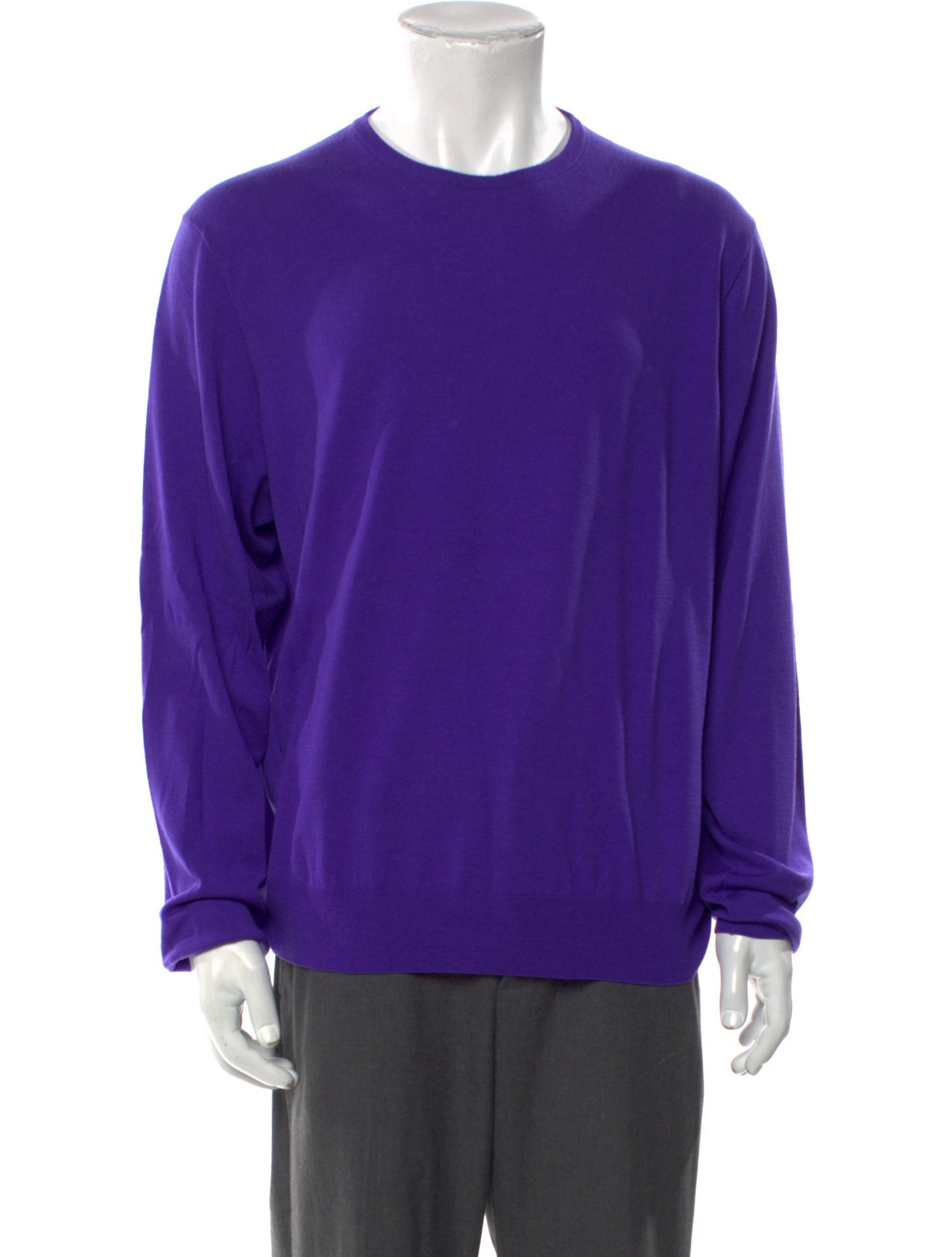 Ralph Lauren Purple Label Wool Crew Neck Pullover