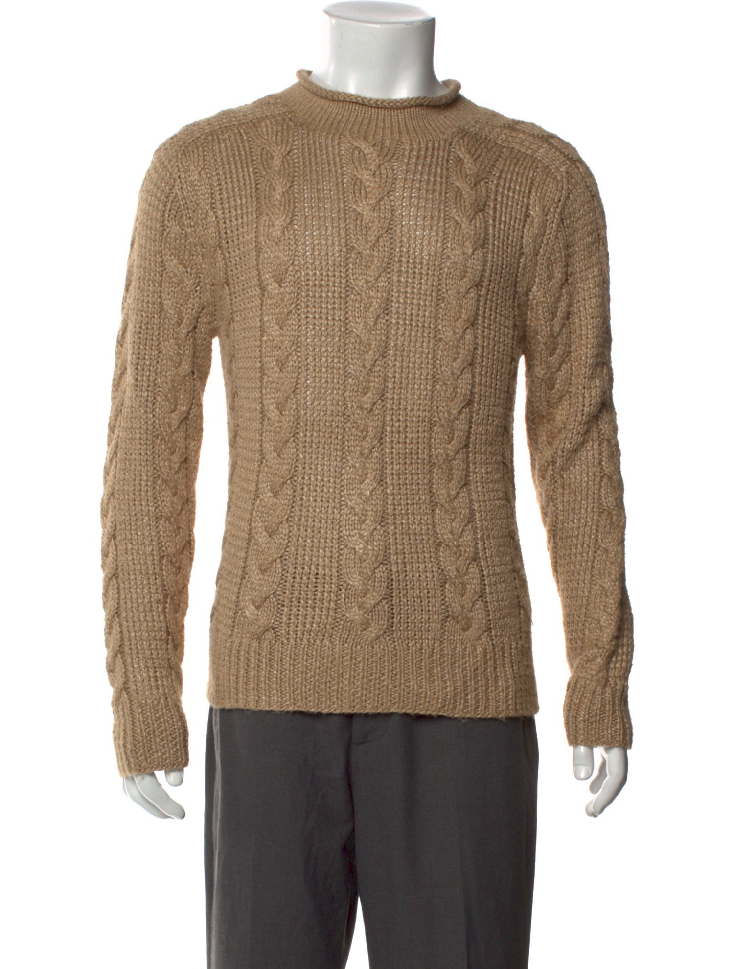 Ralph Lauren Purple Label Silk Crew Neck Pullover