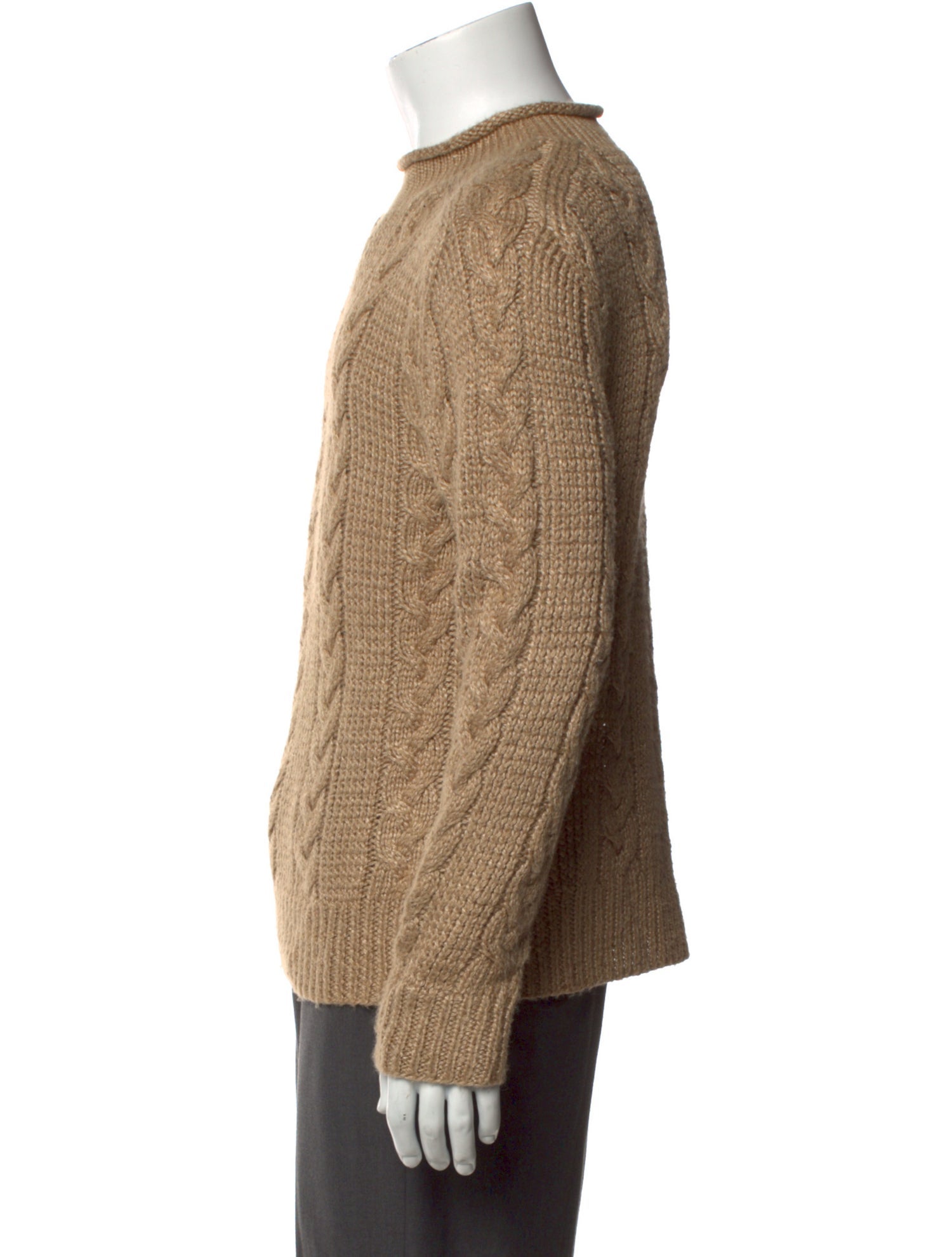 Ralph Lauren Purple Label Silk Crew Neck Pullover