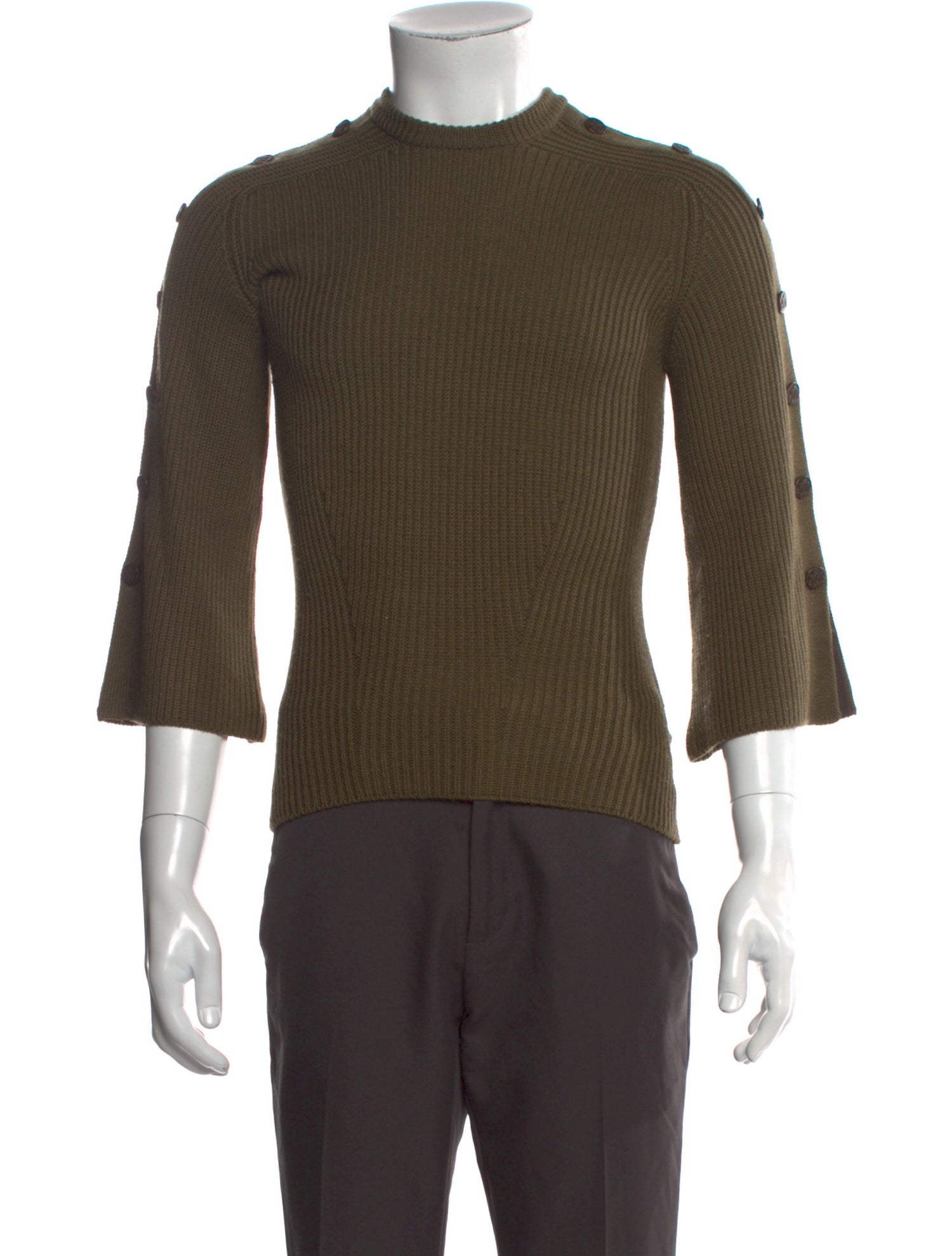 Ralph Lauren Purple Label Wool Crew Neck Pullover