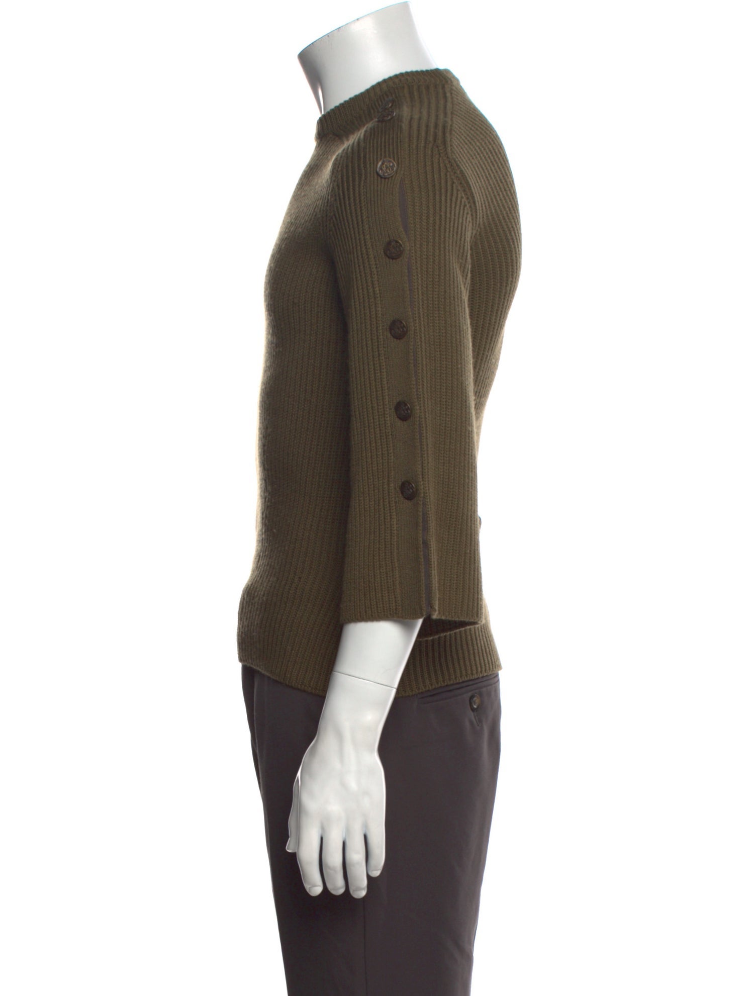 Ralph Lauren Purple Label Wool Crew Neck Pullover