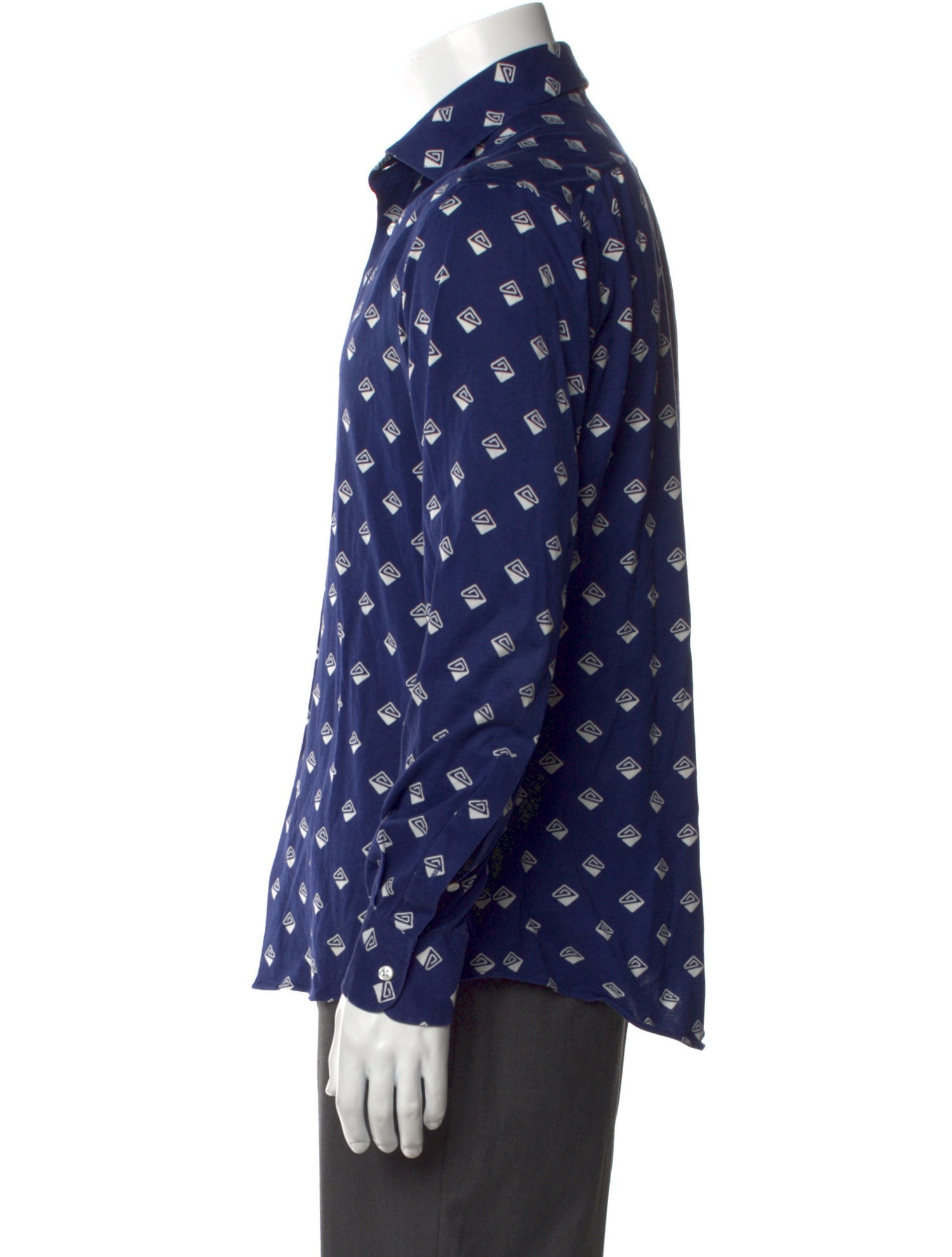 Ralph Lauren Purple Label Printed Long Sleeve Shirt