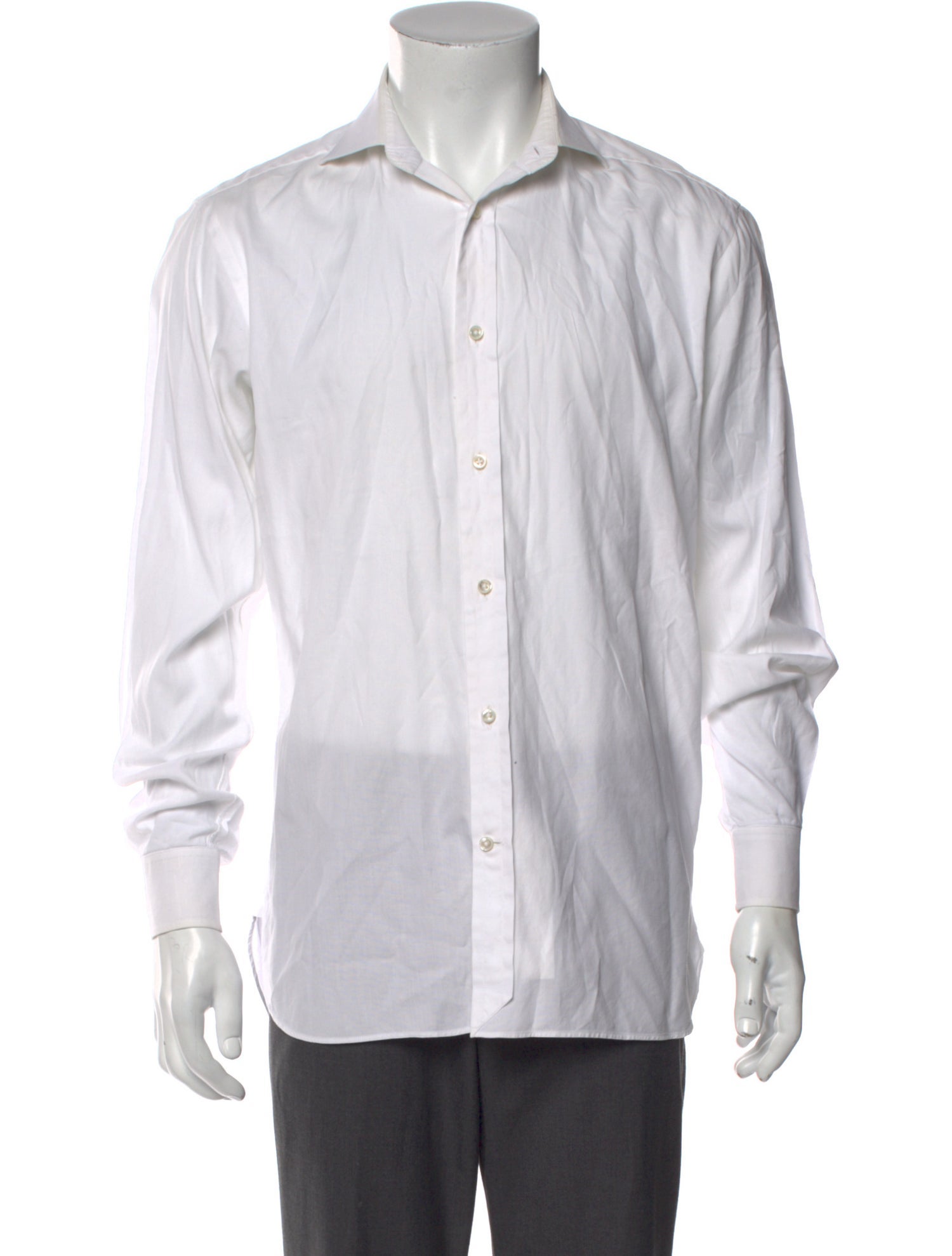 Ralph Lauren Purple Label Striped Long Sleeve Dress Shirt