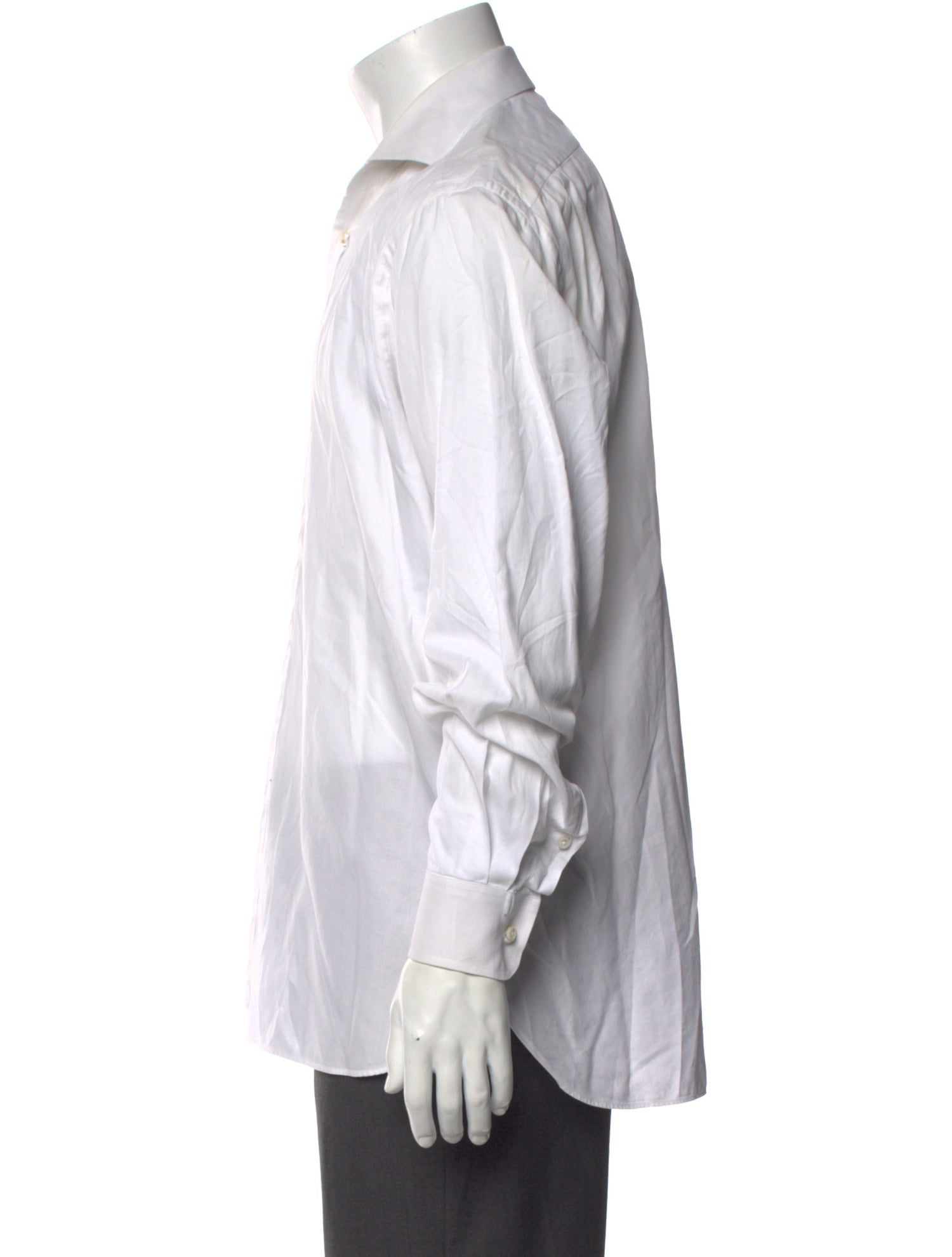 Ralph Lauren Purple Label Striped Long Sleeve Dress Shirt