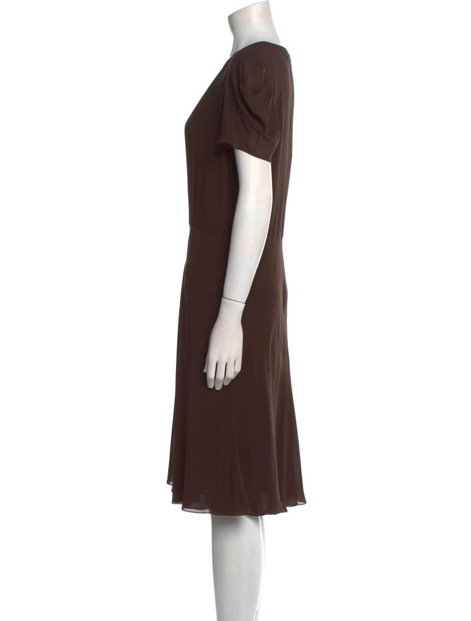 Ralph Lauren Purple Label Silk Knee-Length Dress