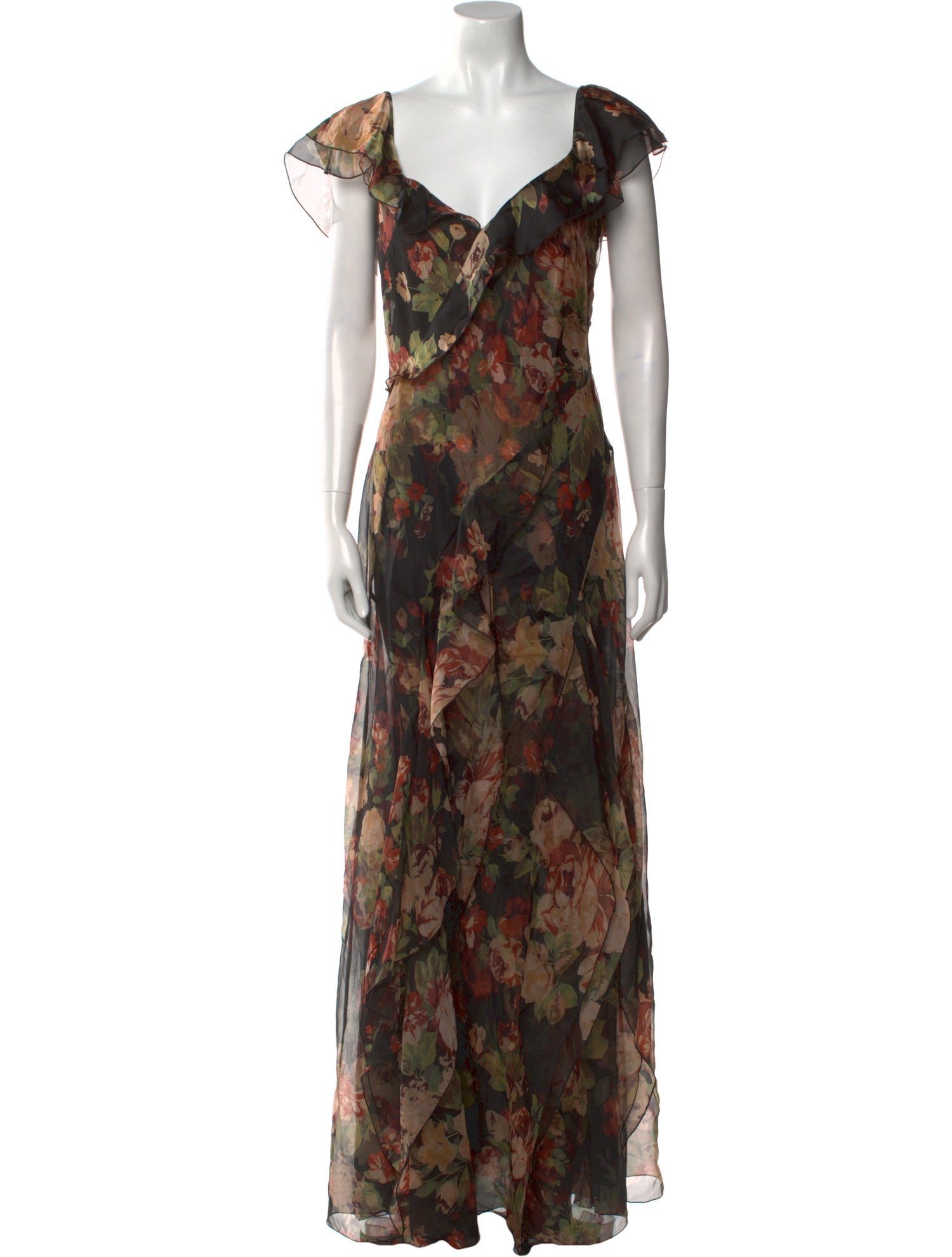 Ralph Lauren Purple Label Silk Long Dress w/ Tags