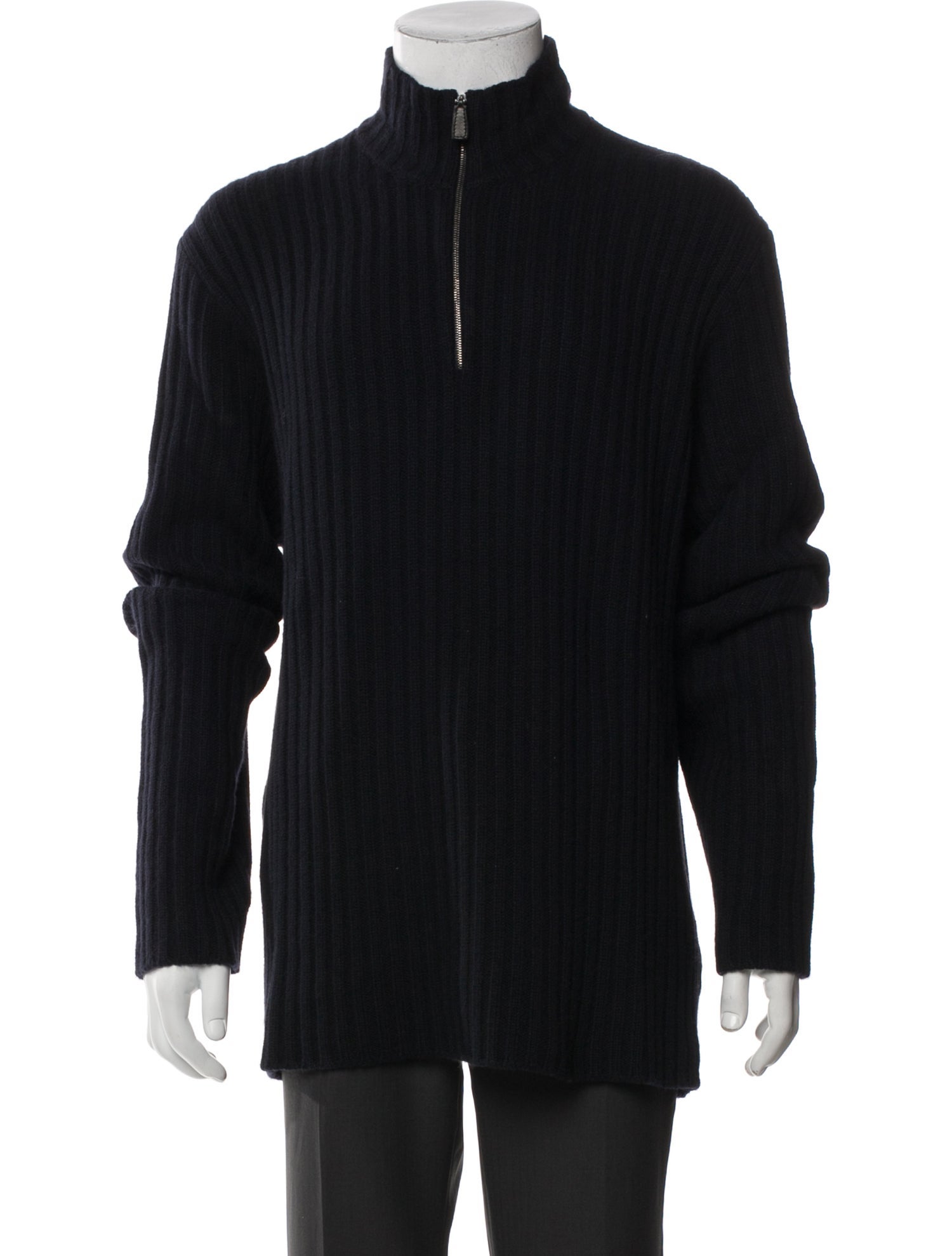 Ralph Lauren Purple Label Cashmere Mock Neck Pullover