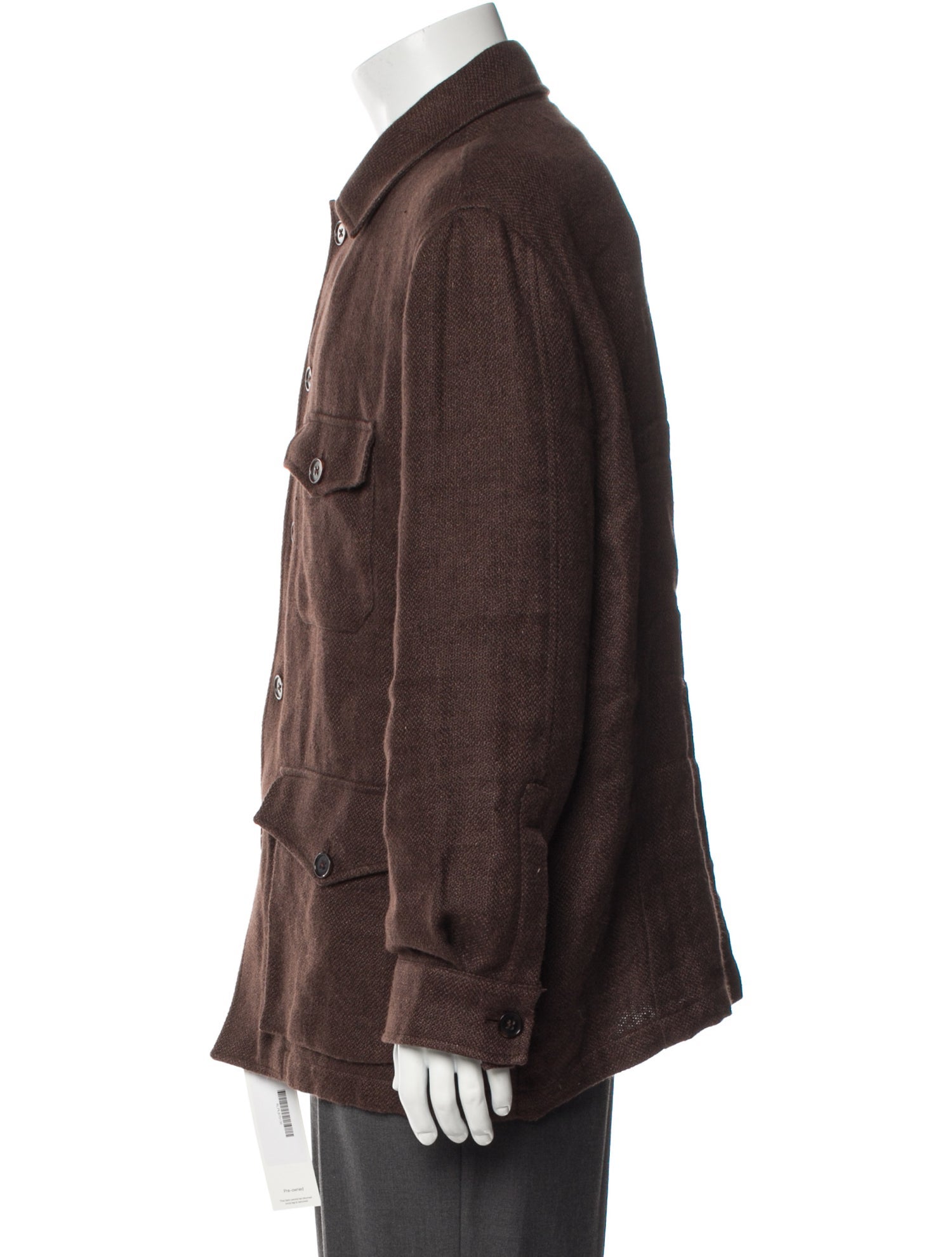 Ralph Lauren Purple Label Linen Utility Jacket