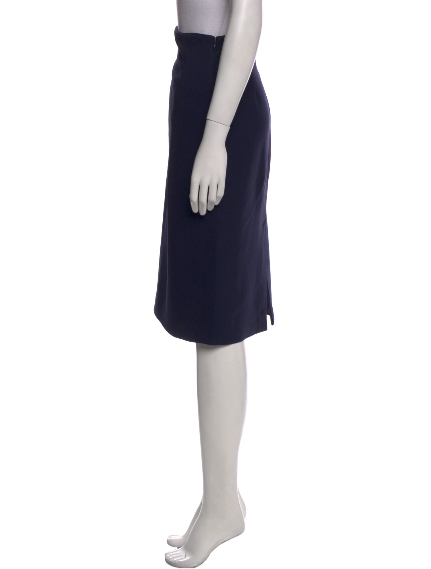 Ralph Lauren Purple Label Wool Knee-Length Skirt