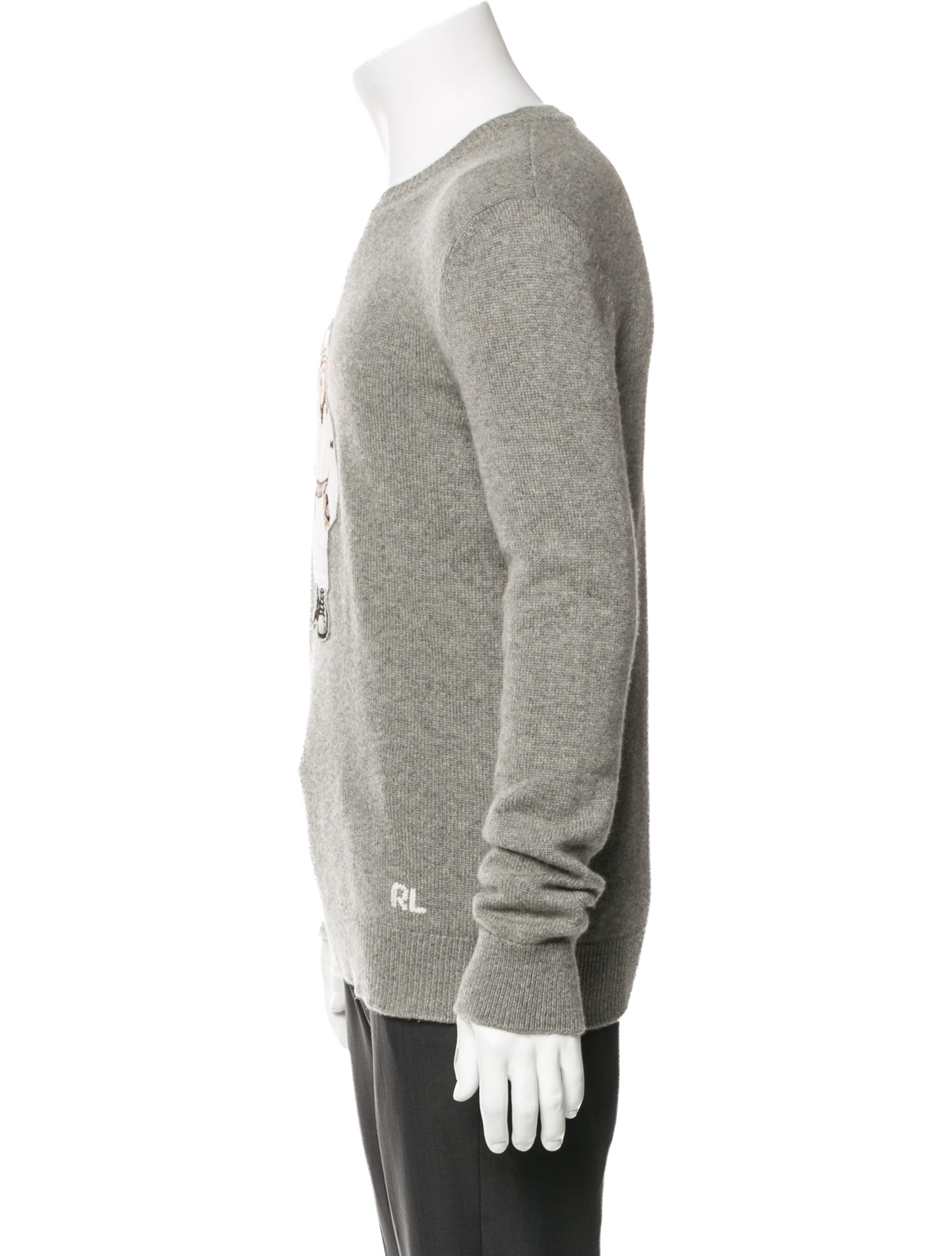 Ralph Lauren Purple Label Cashmere Graphic Print Pullover