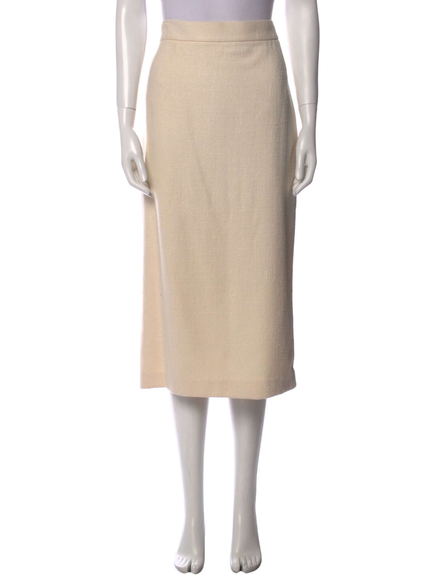 Ralph Lauren Purple Label Silk Midi Length Skirt