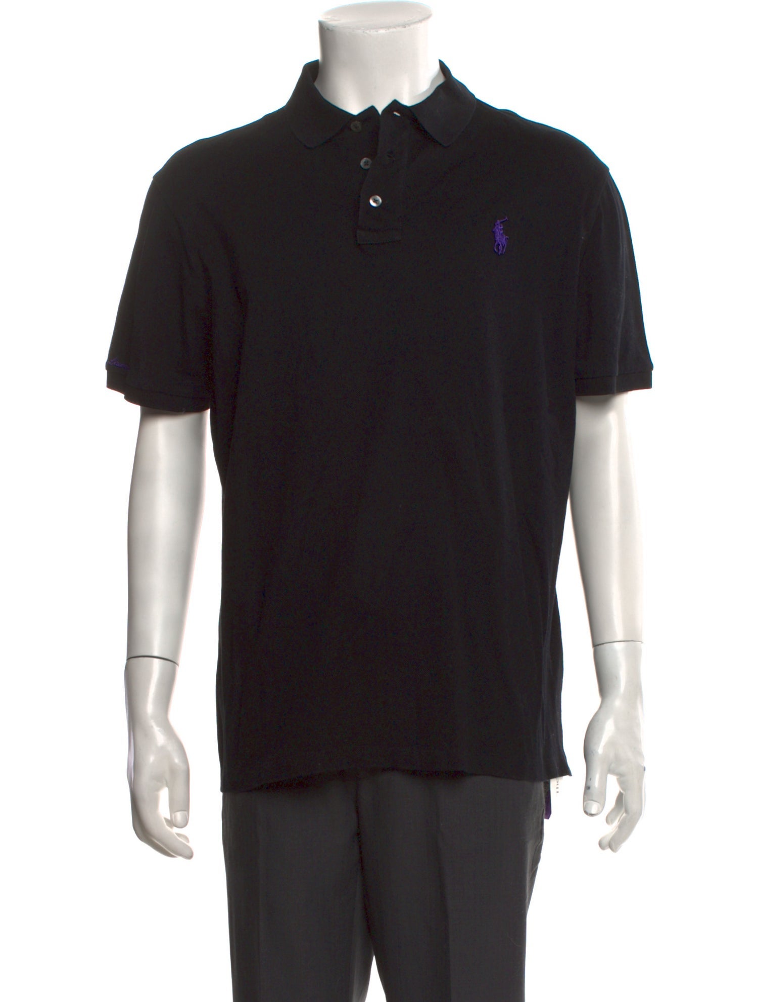 Ralph Lauren Purple Label Crew Neck Short Sleeve Polo Shirt