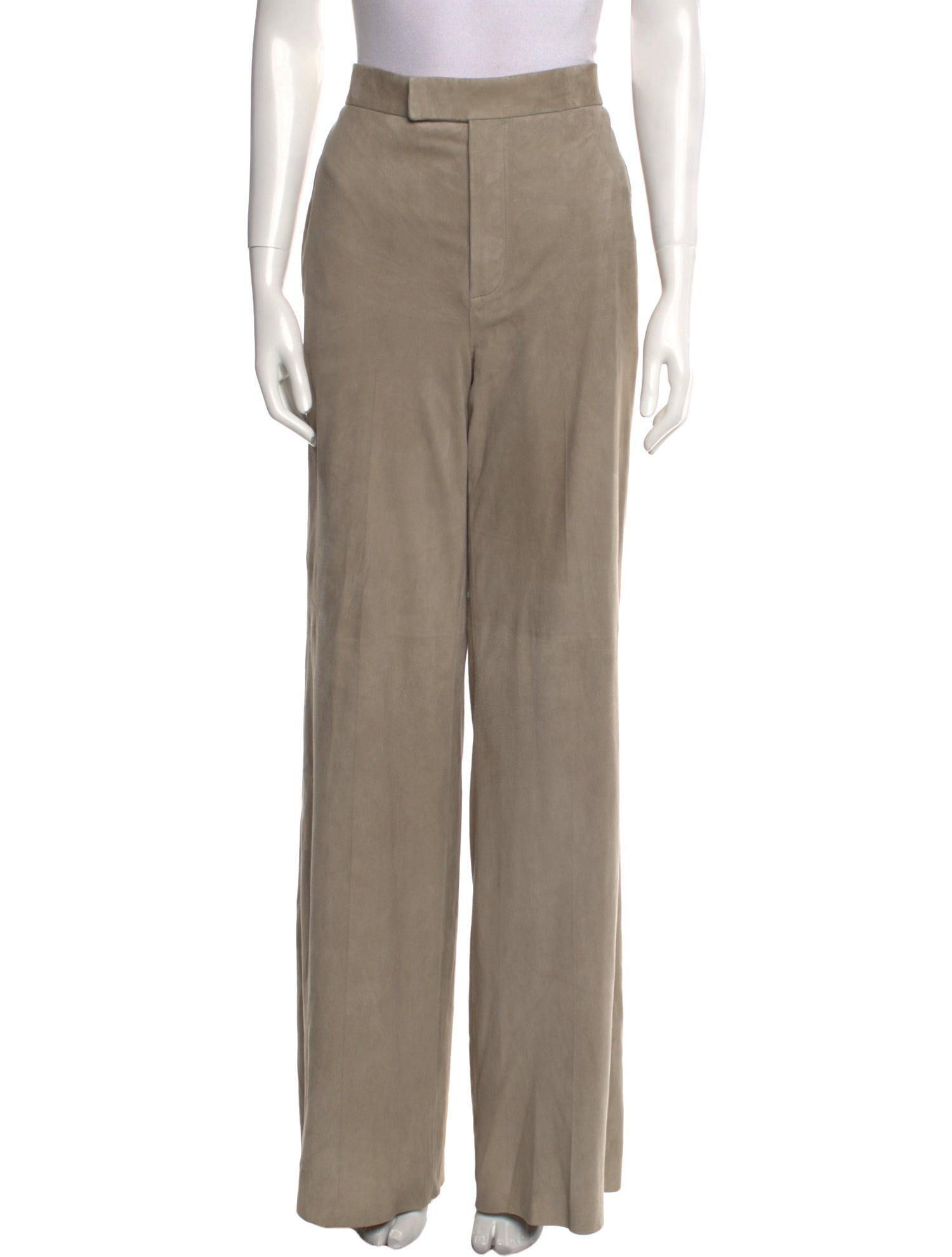 Ralph Lauren Purple Label Suede Wide Leg Pants w/ Tags