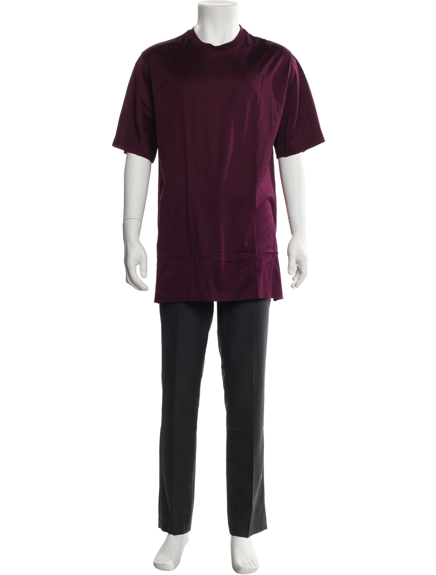 Ralph Lauren Purple Label Scoop Neck Short Sleeve T-Shirt