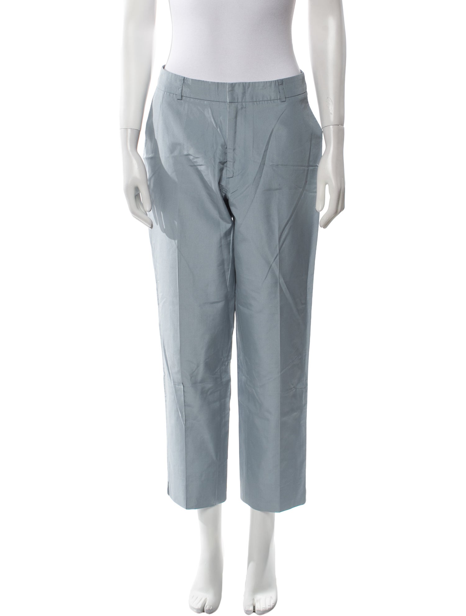 Ralph Lauren Purple Label Silk Straight Leg Pants