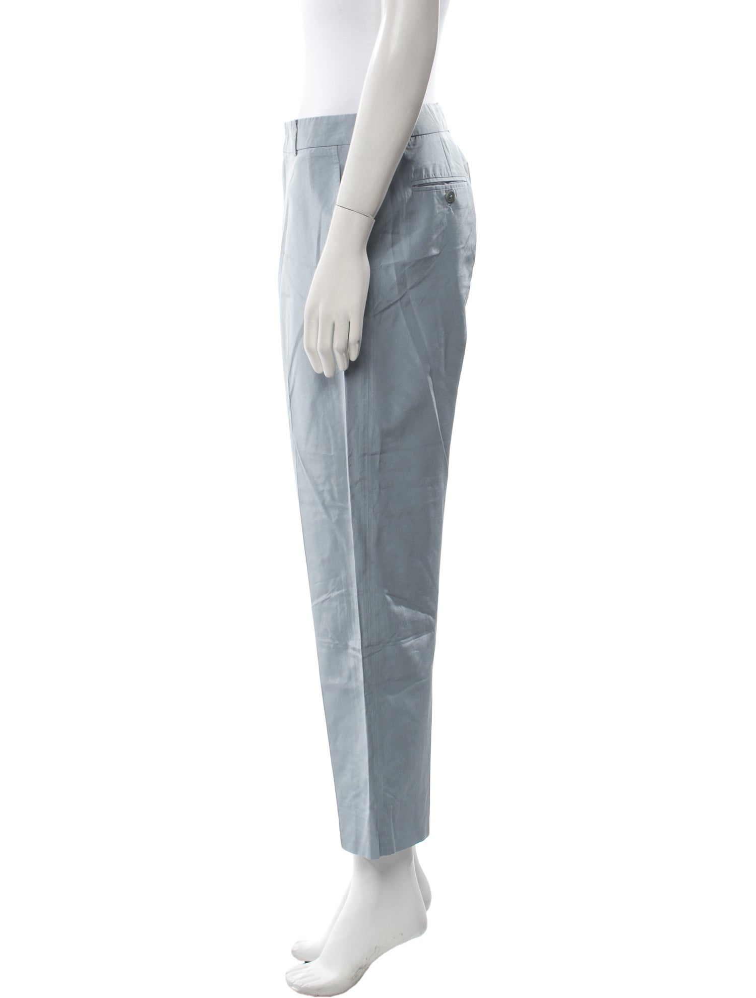 Ralph Lauren Purple Label Silk Straight Leg Pants