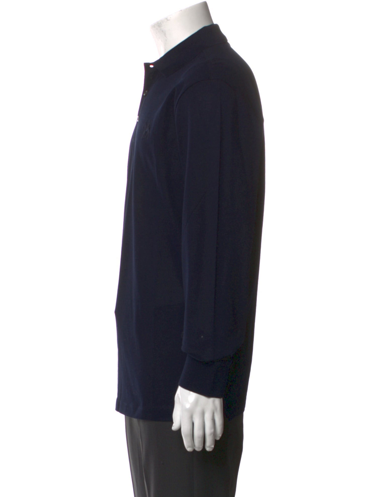 Ralph Lauren Purple Label Collar Long Sleeve Polo Shirt
