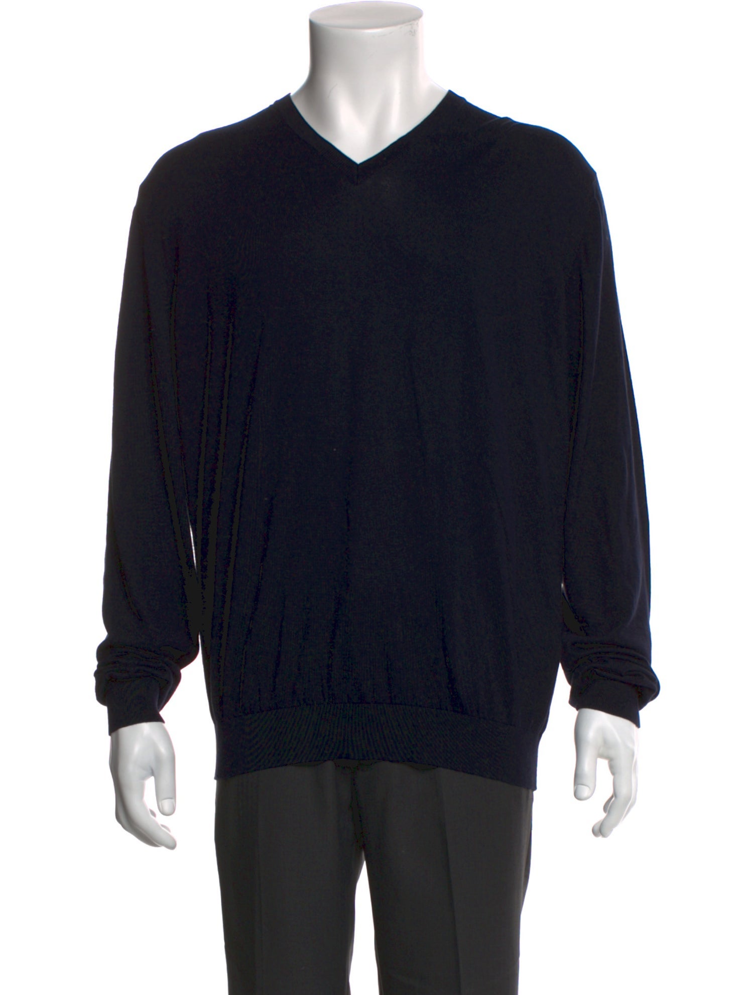 Ralph Lauren Purple Label V-Neck Long Sleeve Pullover