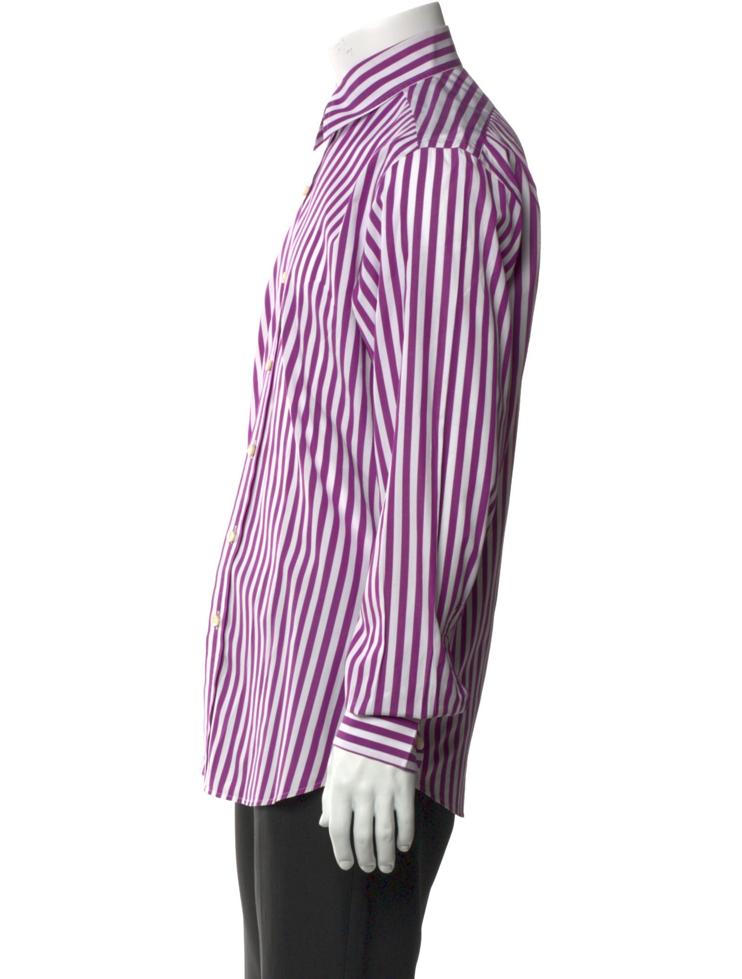 Ralph Lauren Purple Label Striped Long Sleeve Shirt
