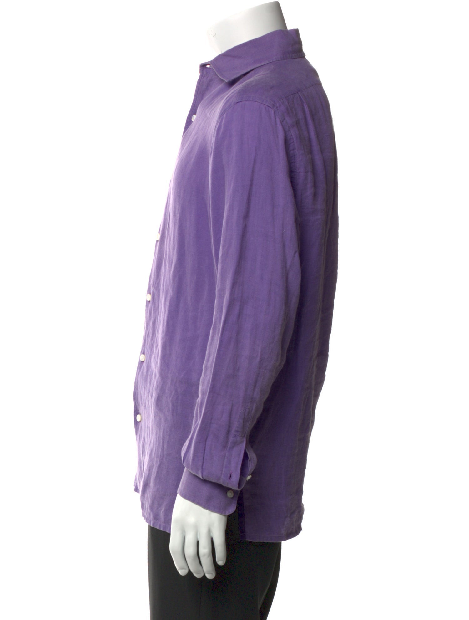 Ralph Lauren Purple Label Linen Long Sleeve Shirt
