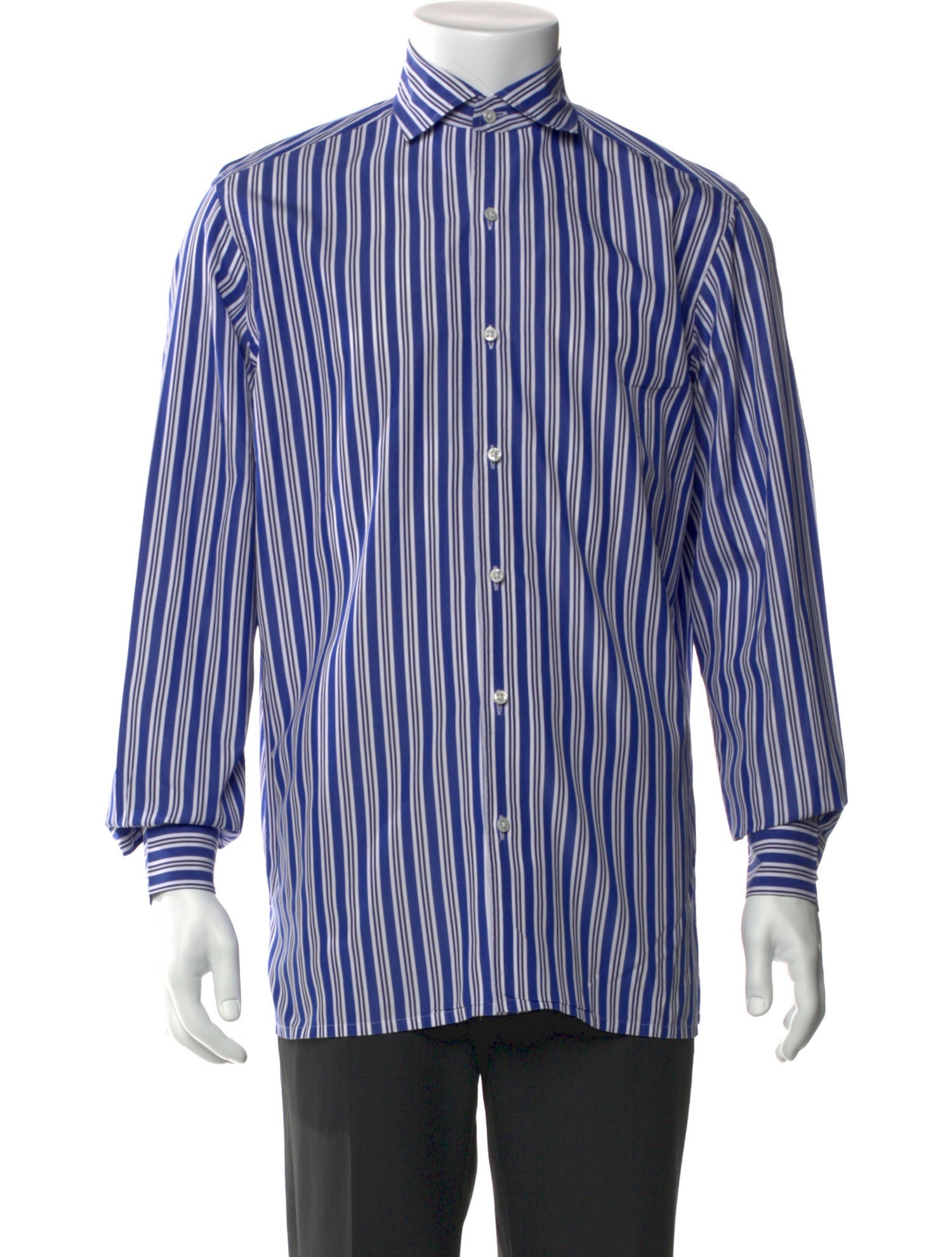 Ralph Lauren Purple Label Striped Long Sleeve Shirt
