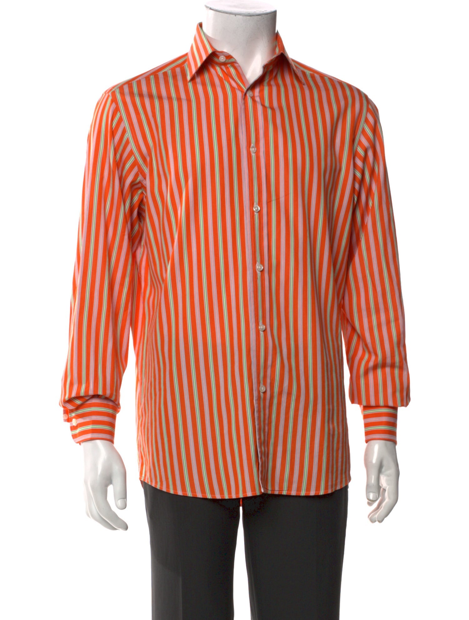 Ralph Lauren Purple Label Striped Long Sleeve Shirt