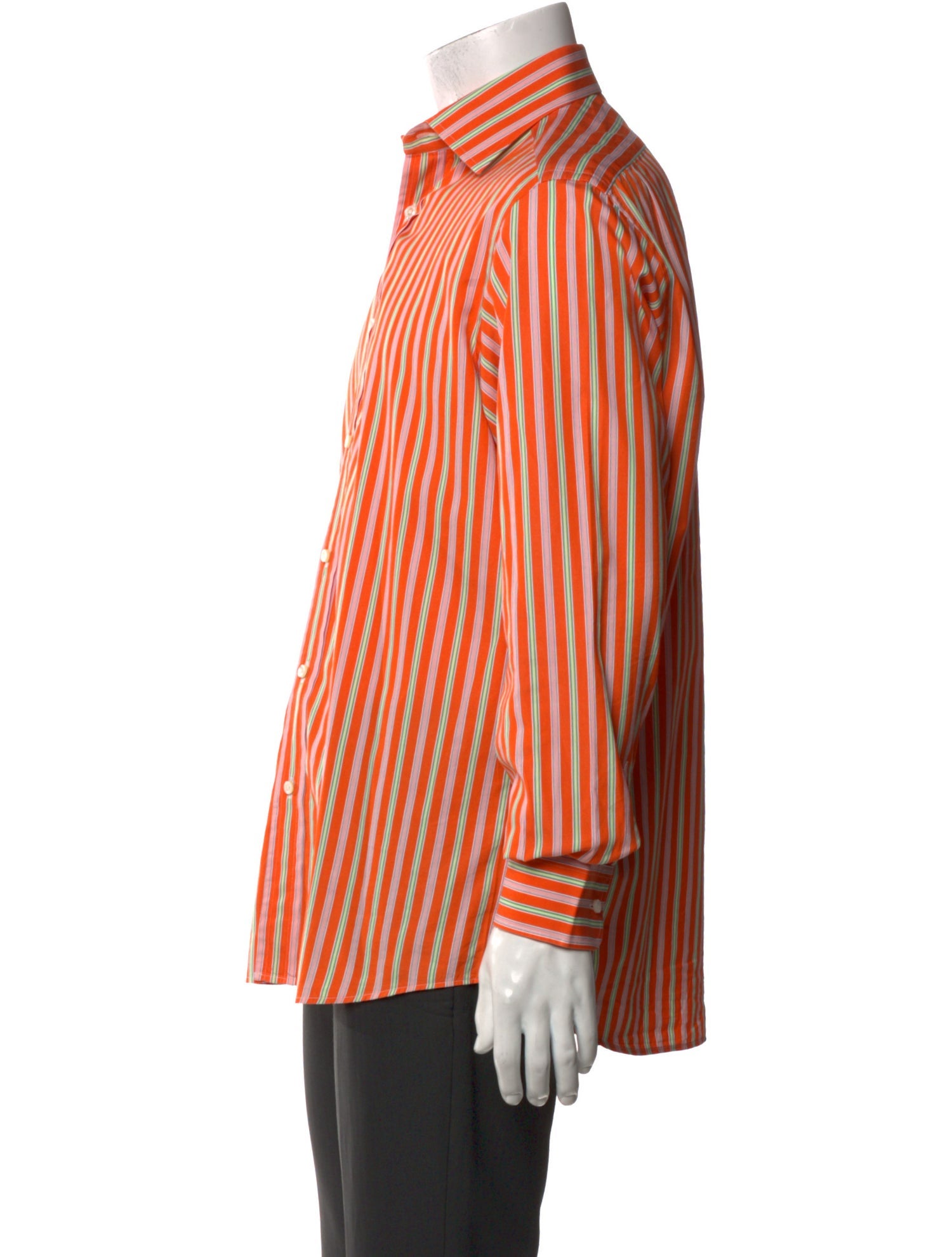 Ralph Lauren Purple Label Striped Long Sleeve Shirt