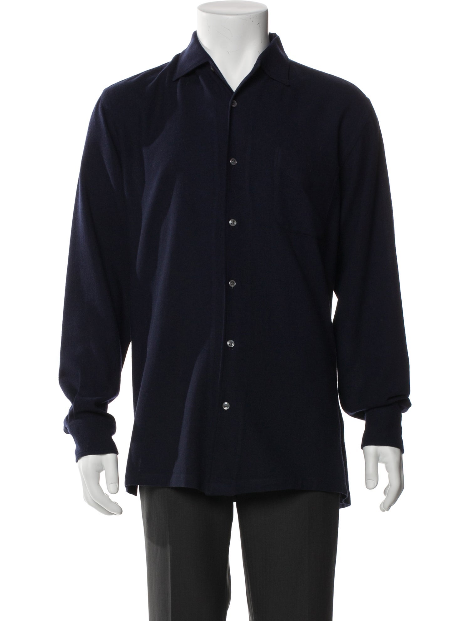 Ralph Lauren Purple Label Cashmere Long Sleeve Shirt